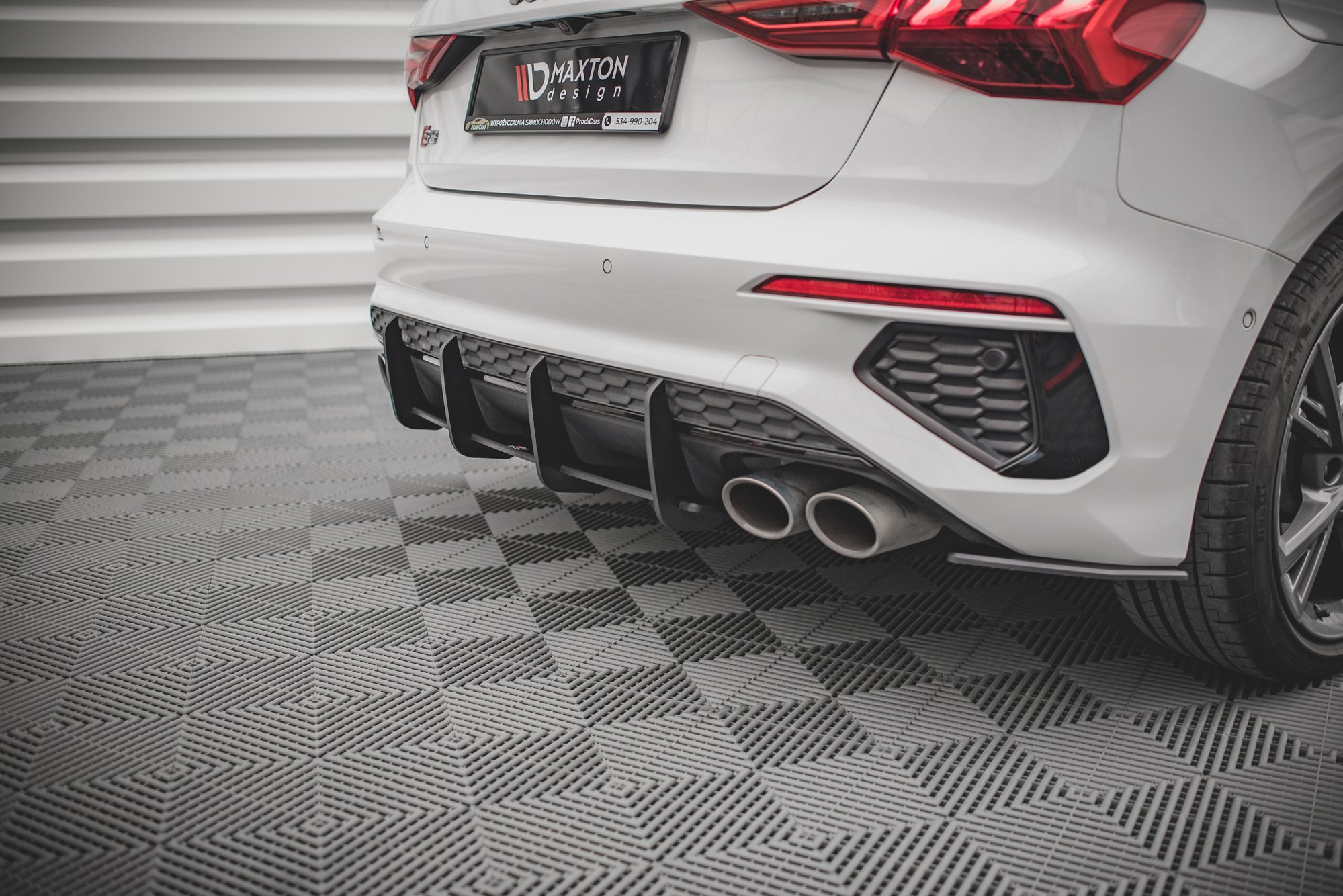 Street Pro Rear Diffuser Audi S3 Sportback 8Y - Image 2