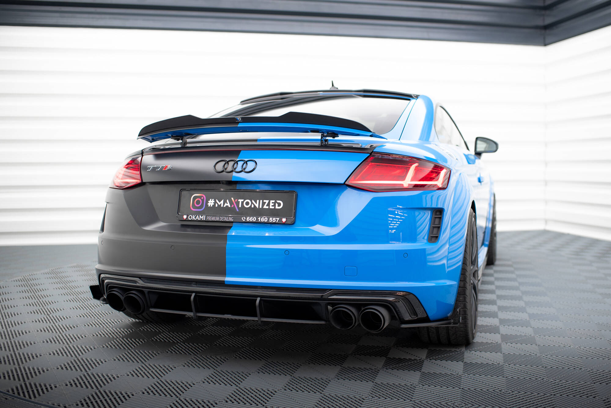 Street Pro Rear Diffuser Audi TT S 8S Facelift - Image 2