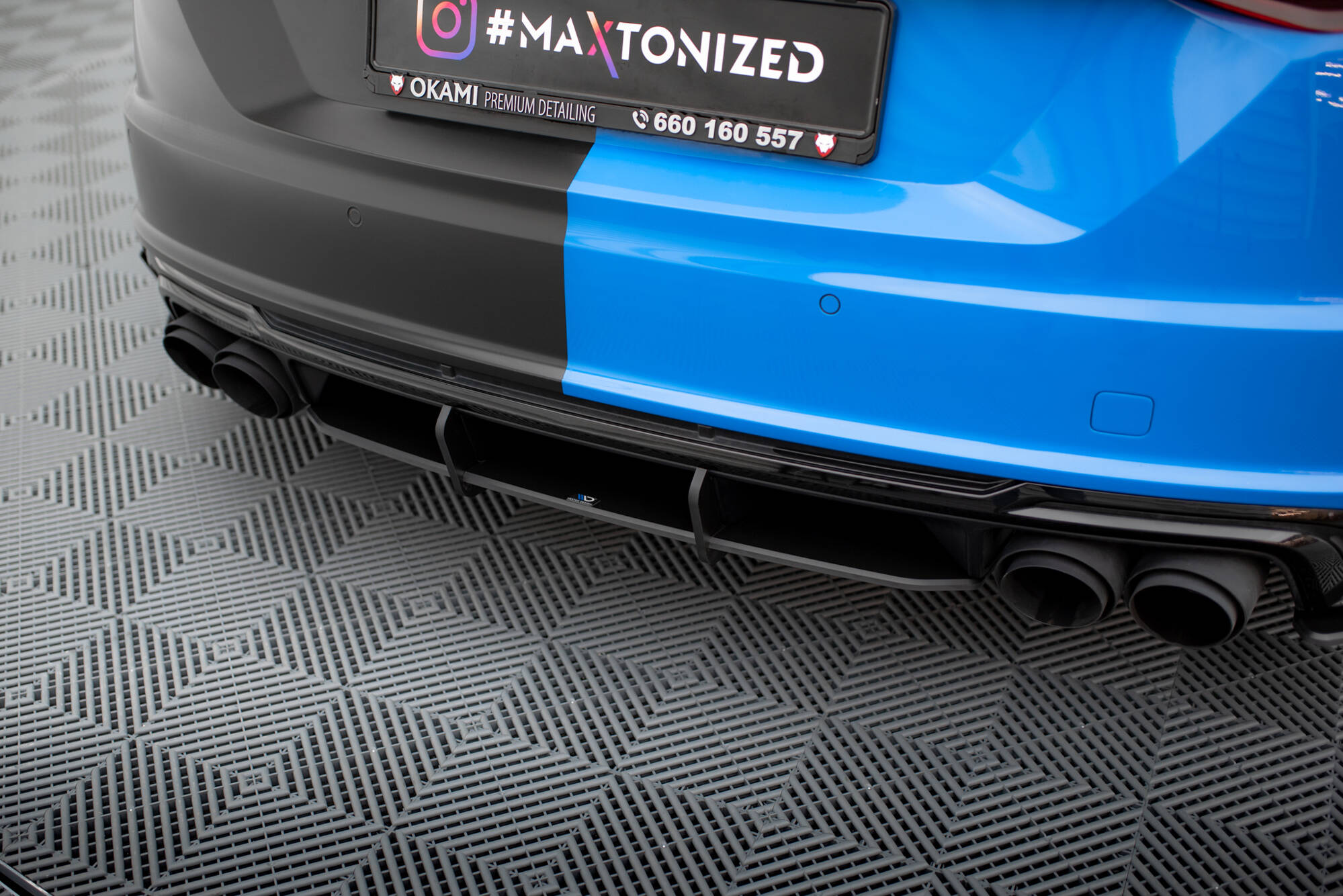 Street Pro Rear Diffuser Audi TT S 8S Facelift