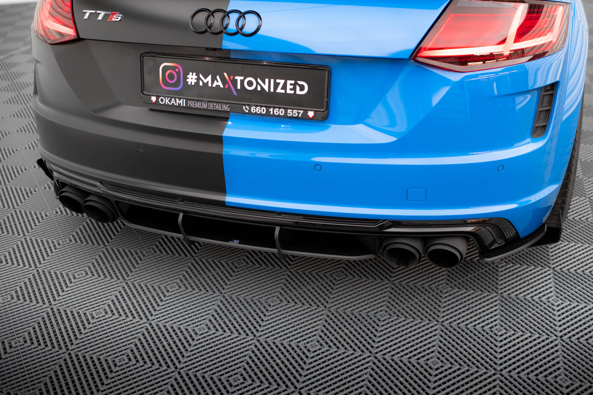 Street Pro Rear Diffuser Audi TT S 8S Facelift - Image 5