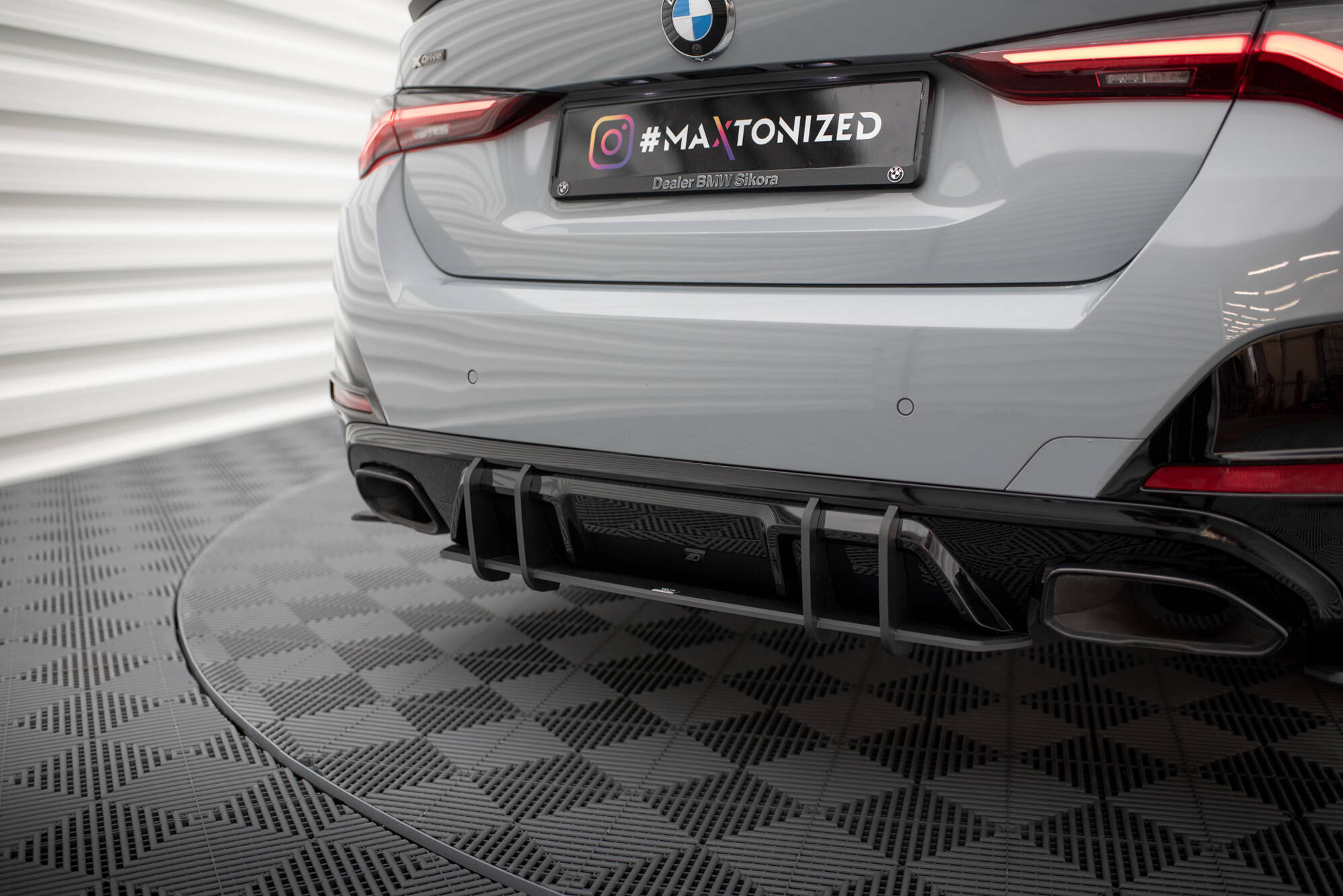 Street Pro Rear Diffuser BMW 4 Gran Coupe M440i G26 - Image 4