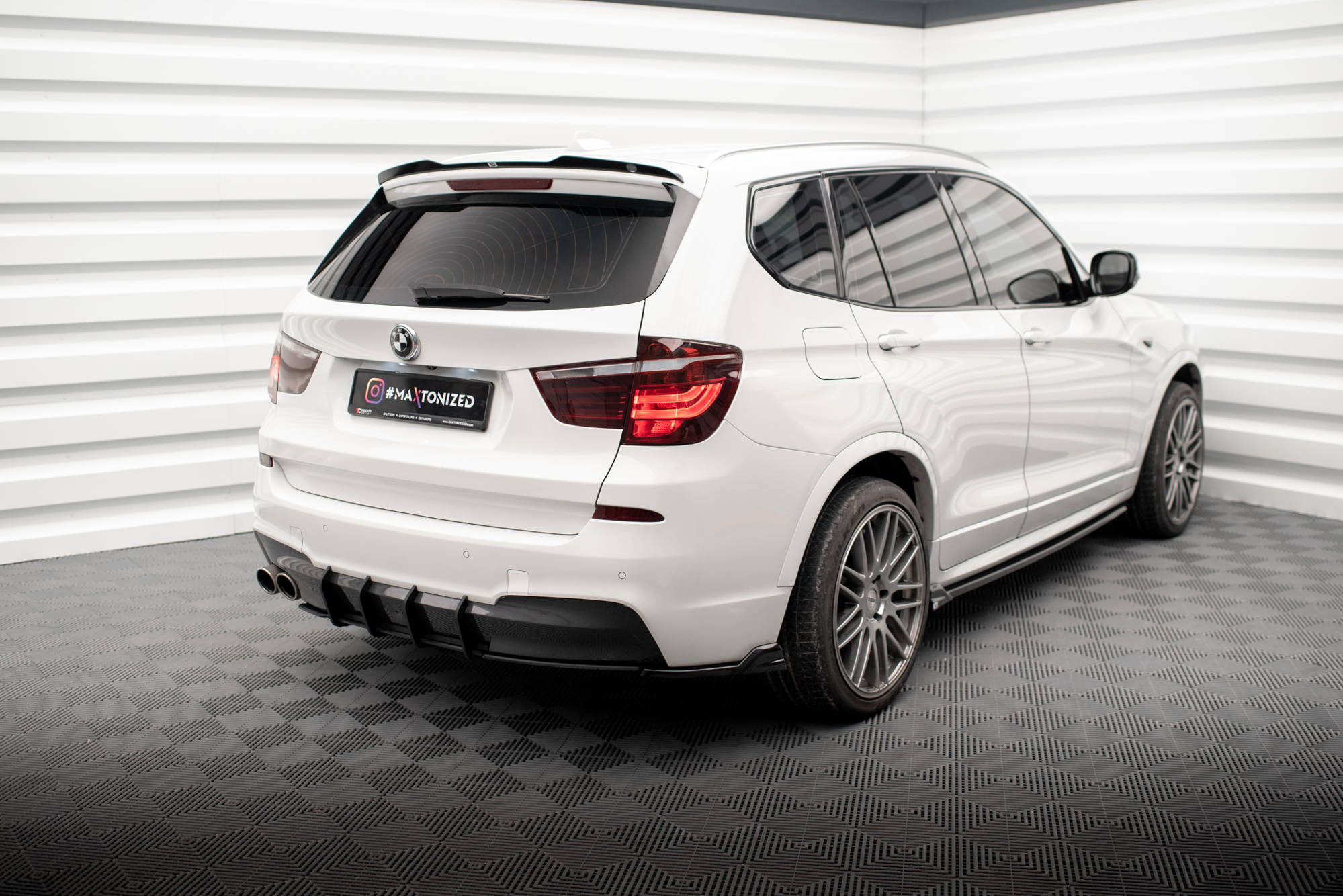 Street Pro Rear Diffuser BMW X3 M-Pack F25 - Image 2