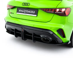 Alternative view of Street Pro Rear Diffuser + Flaps Audi RS3 Sportback 8Y Facelift