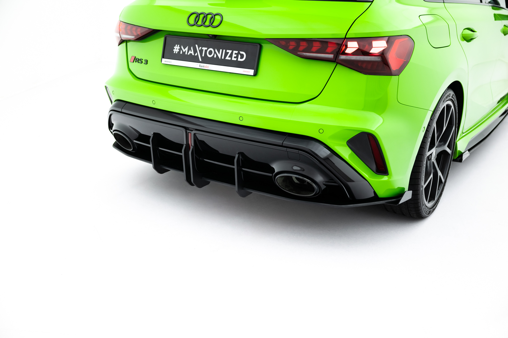 Street Pro Rear Diffuser + Flaps Audi RS3 Sportback 8Y Facelift - Image 2