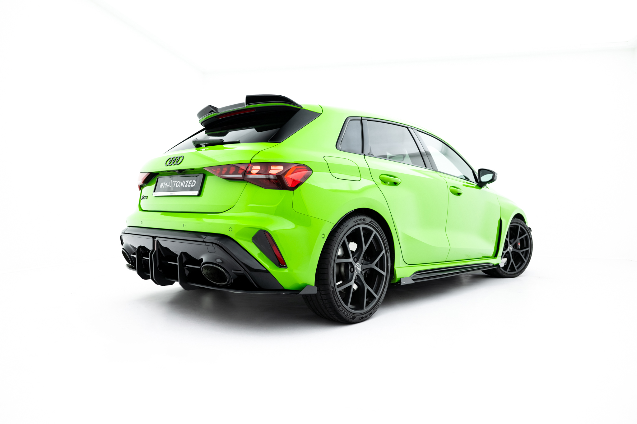 Street Pro Rear Diffuser + Flaps Audi RS3 Sportback 8Y Facelift