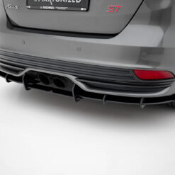 Alternative view of Street Pro Rear Diffuser + Flaps Ford Focus ST Mk3 Facelift