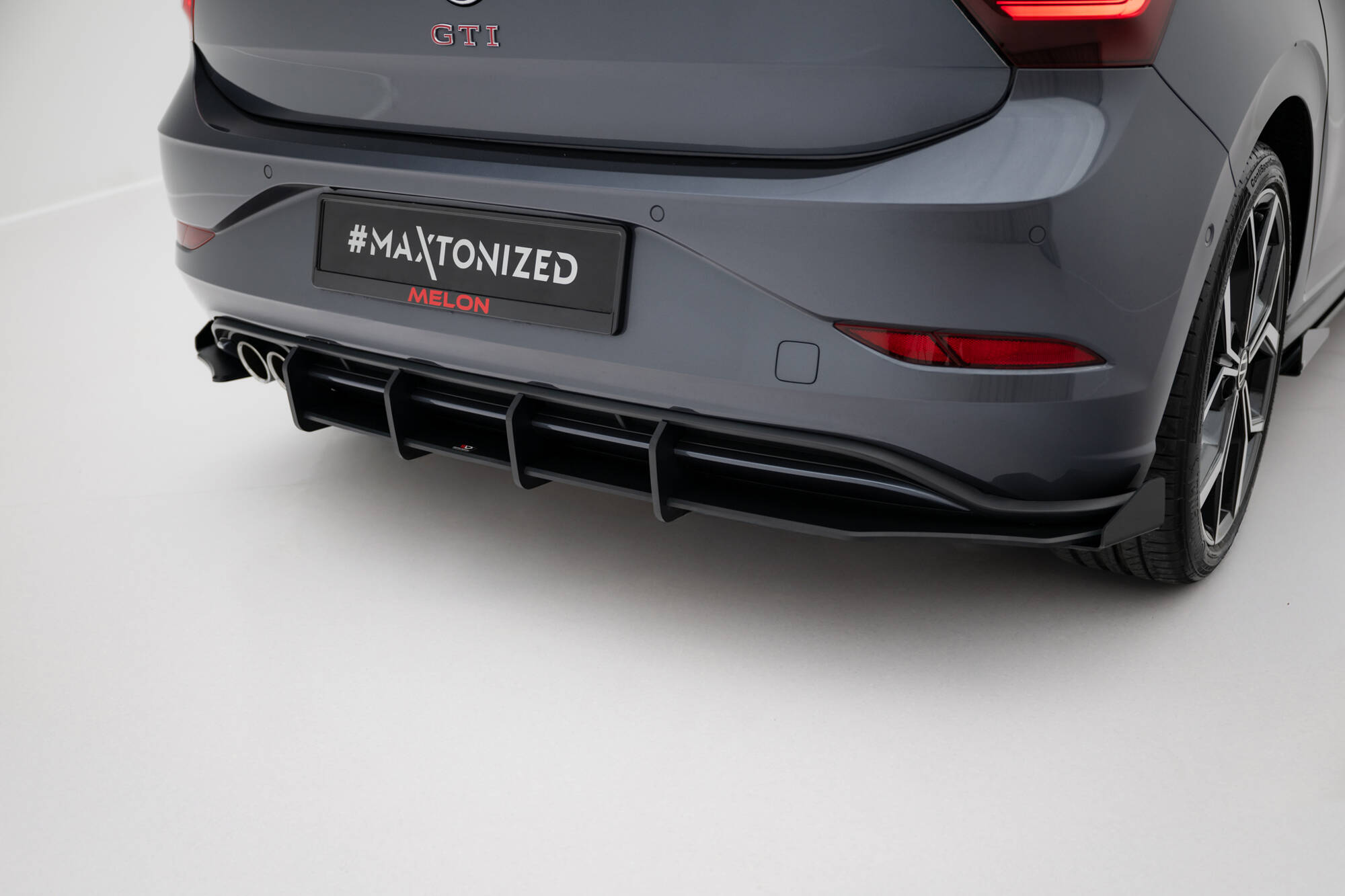 Street Pro Rear Diffuser + Flaps Volkswagen Polo GTI Mk6 Facelift - Image 2