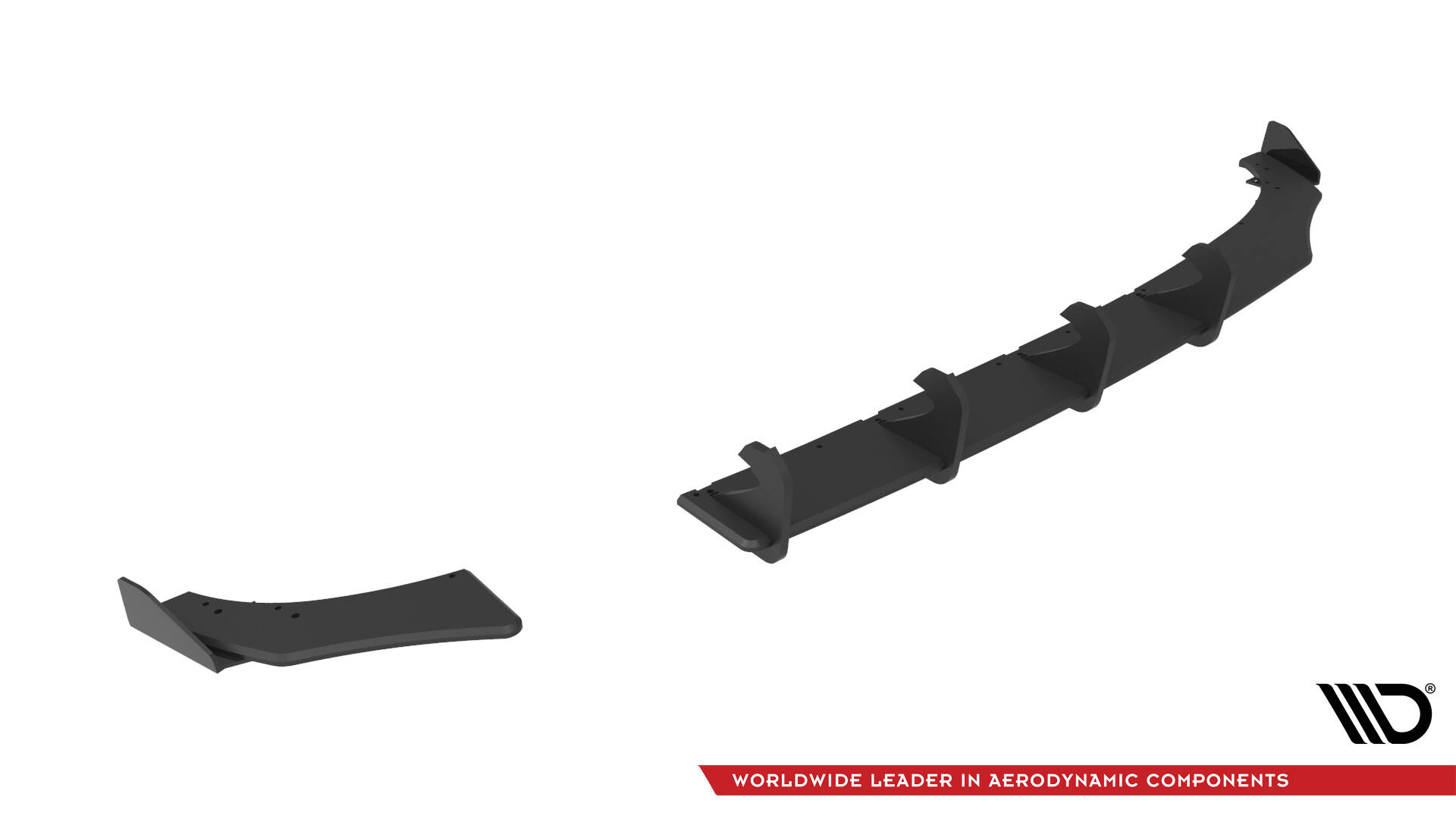 Street Pro Rear Diffuser + Flaps Volkswagen Polo GTI Mk6 Facelift - Image 4