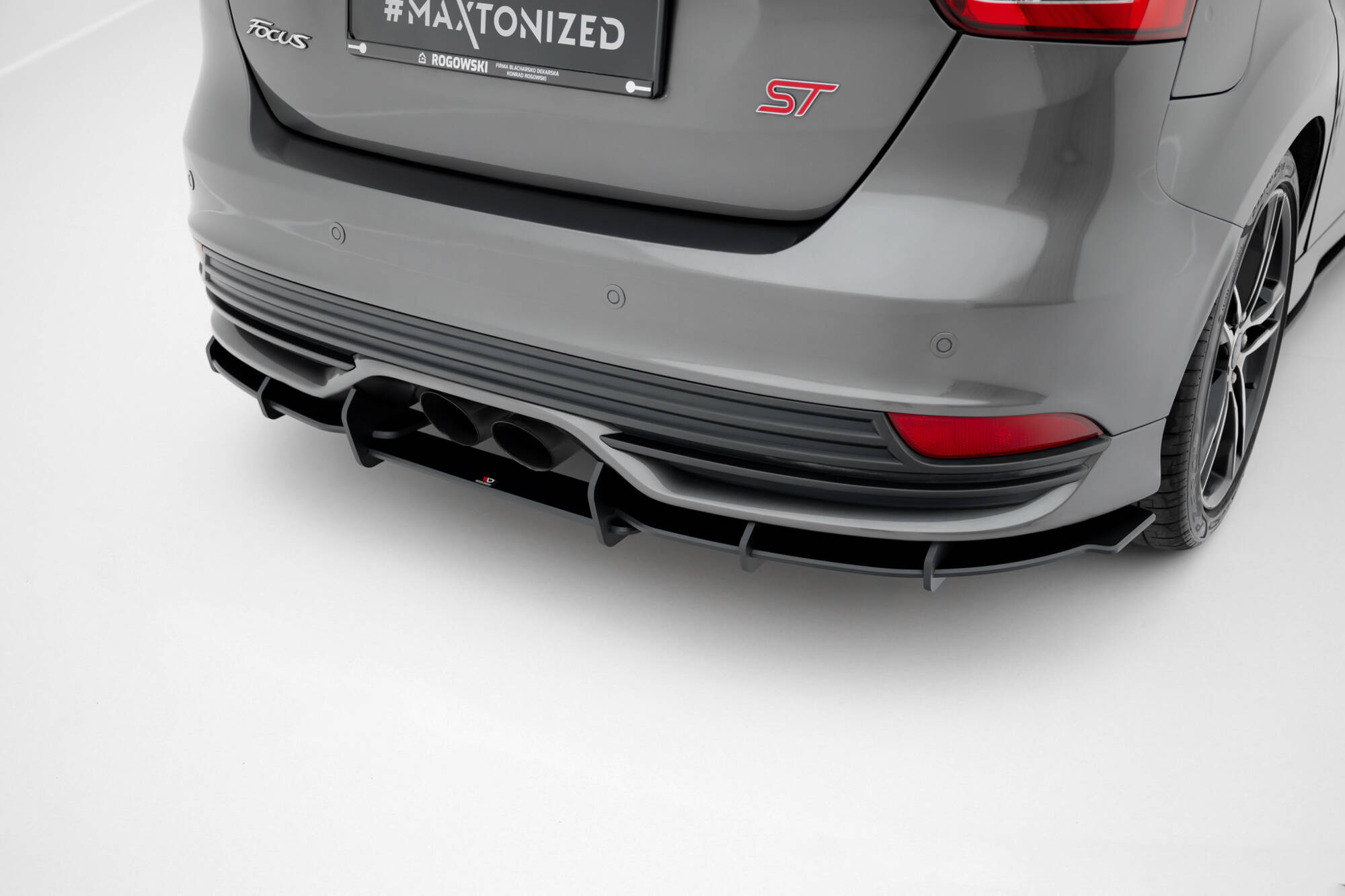 Street Pro Rear Diffuser Ford Focus ST Mk3 Facelift - Image 2