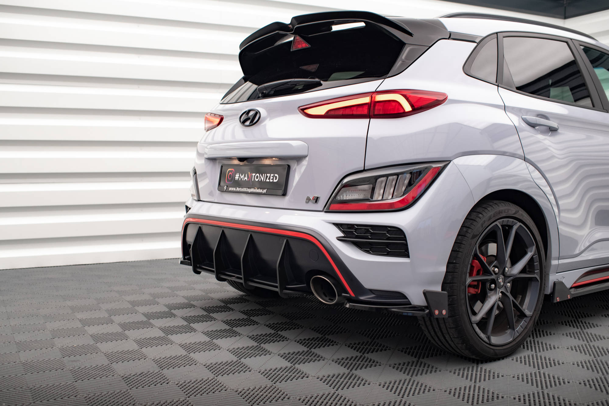 Street Pro Rear Diffuser Hyundai Kona N Mk1 - Image 2