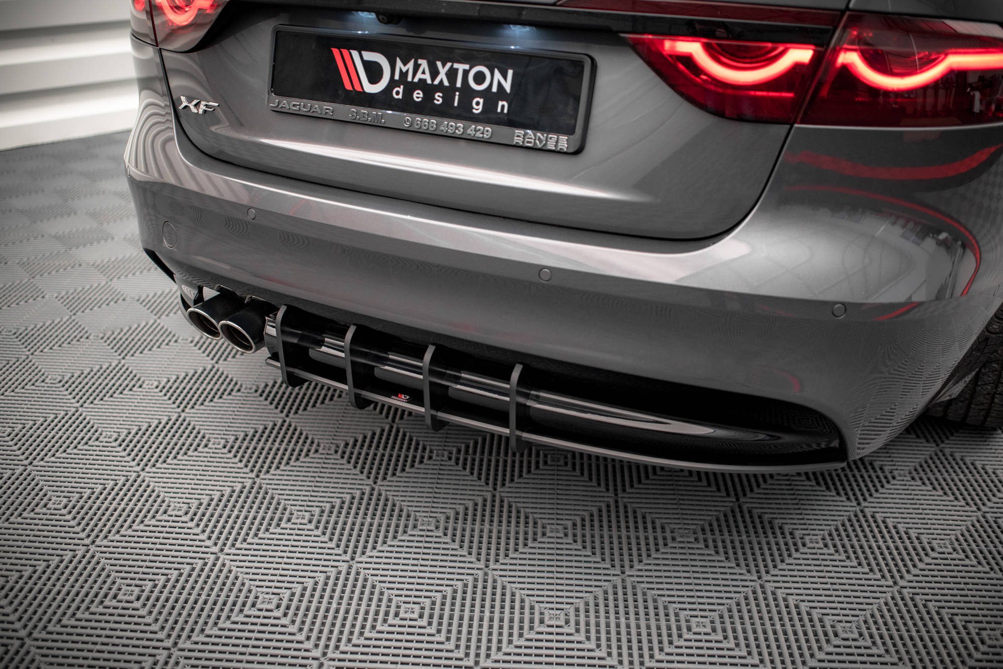 Street Pro Rear Diffuser Jaguar XF R-Sport Mk2 - Image 2