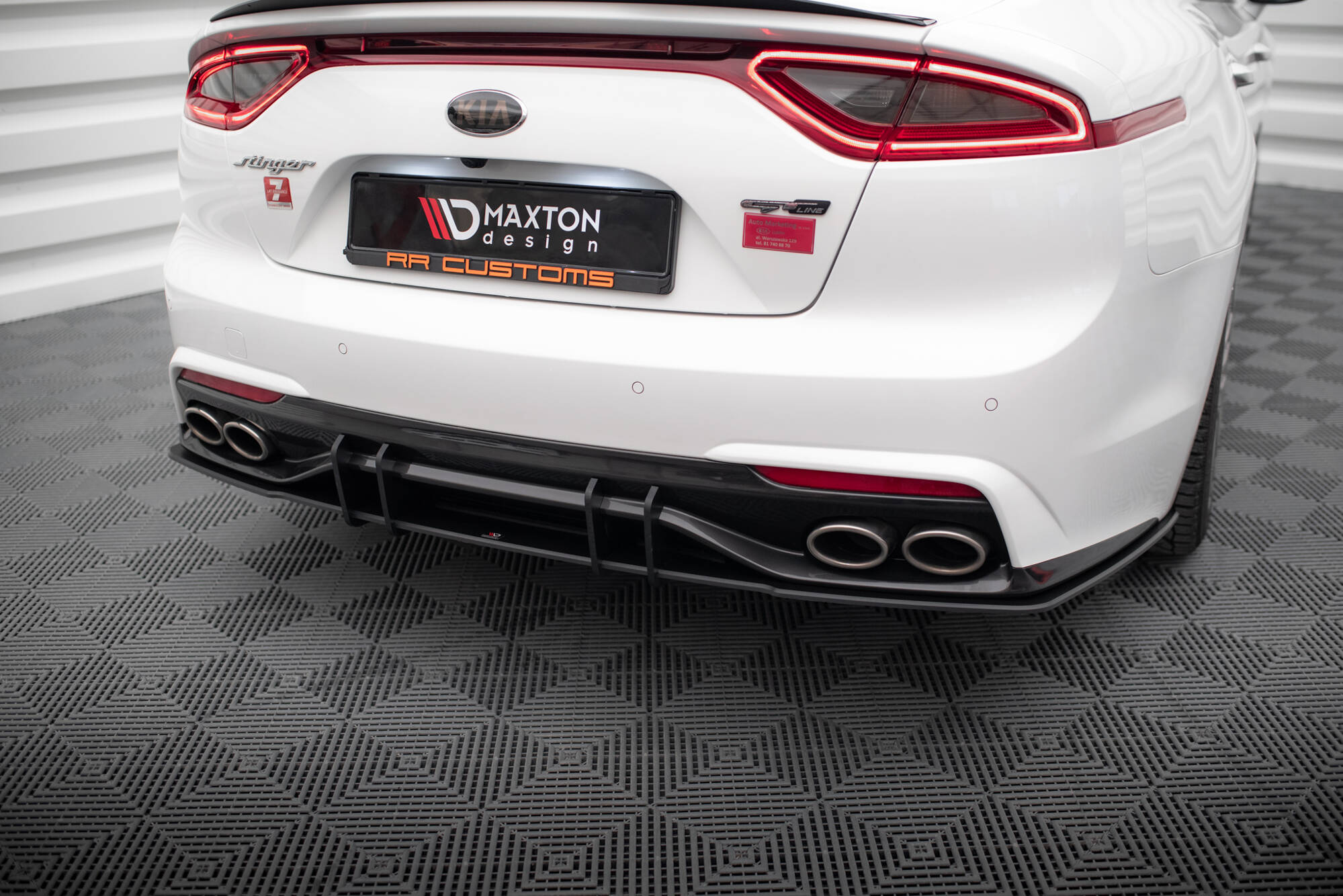 Street Pro Rear Diffuser Kia Stinger Mk1 - Image 2