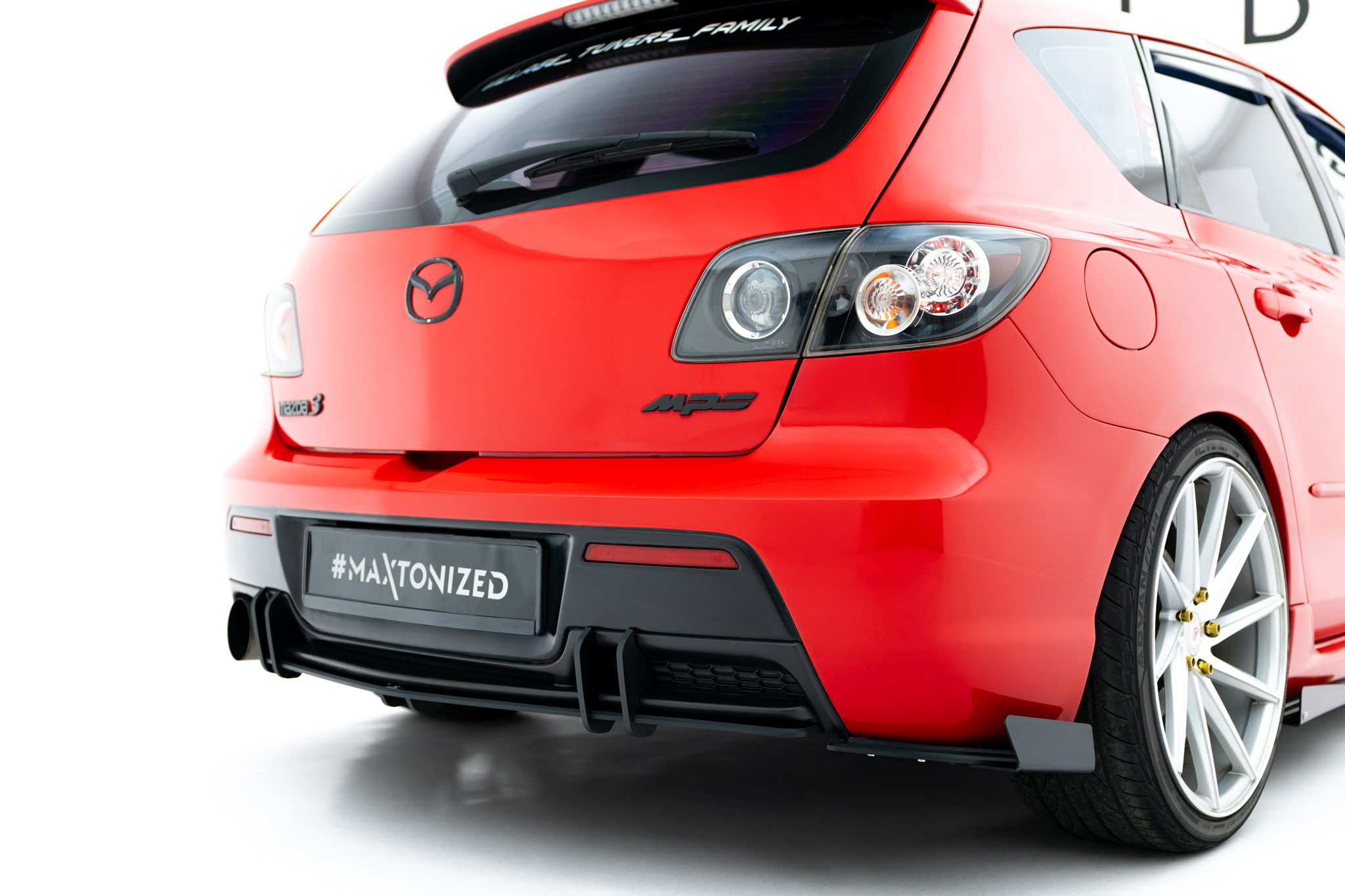 Street Pro Rear Diffuser Mazda 3 MPS Mk1 EU Version - Image 2