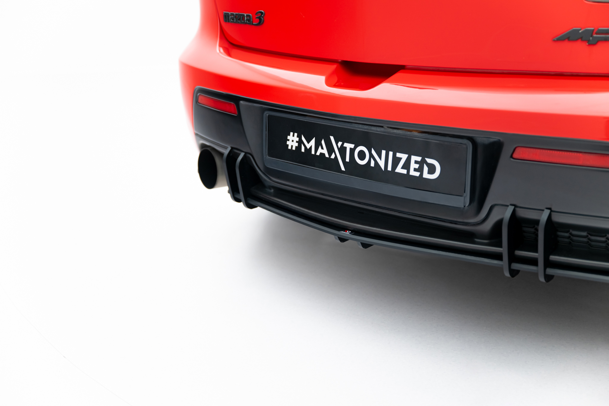 Street Pro Rear Diffuser Mazda 3 MPS Mk1 EU Version - Image 4