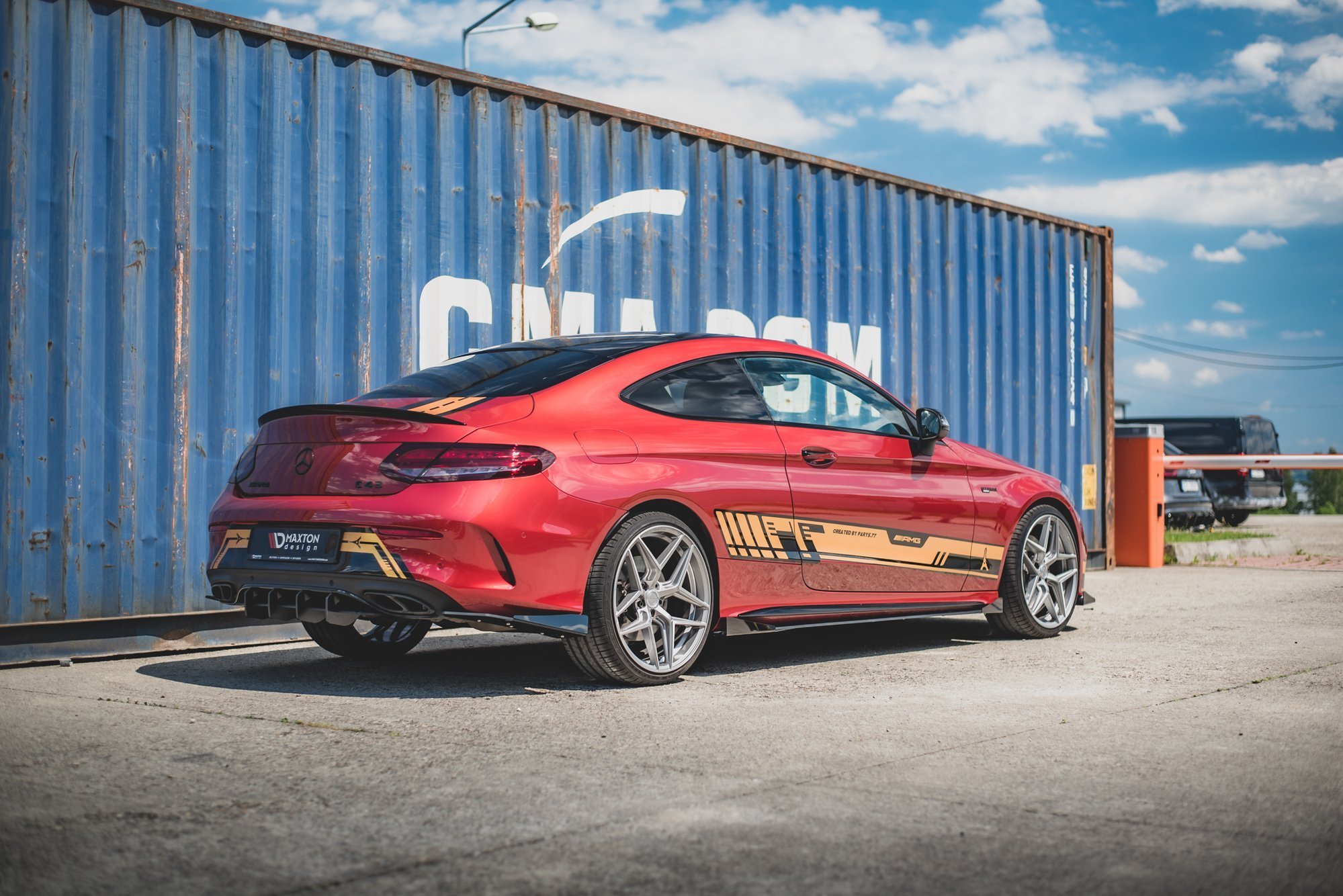Street Pro Rear Diffuser Mercedes-AMG C43 Coupe C205 - Image 2