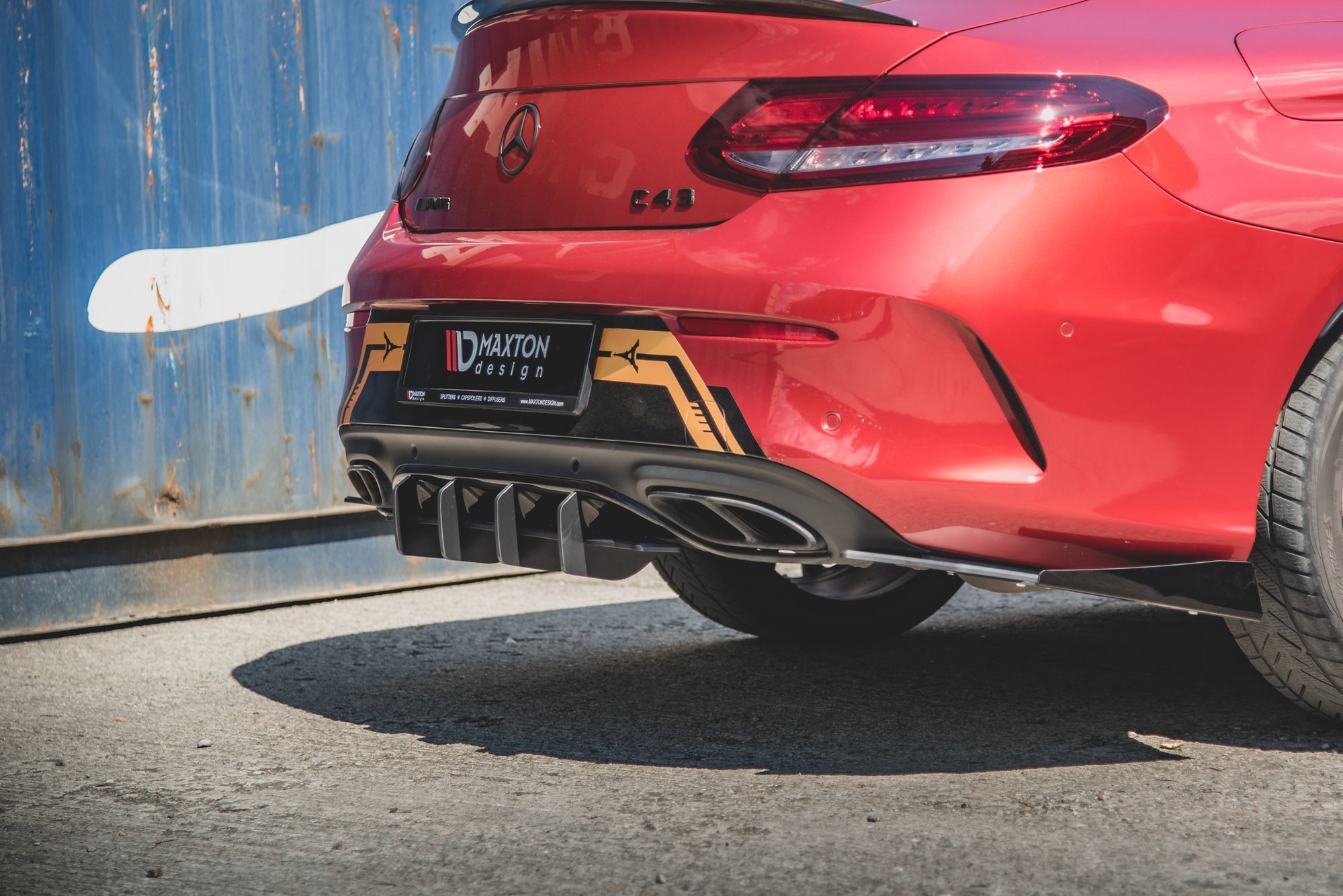 Street Pro Rear Diffuser Mercedes-AMG C43 Coupe C205 - Image 3