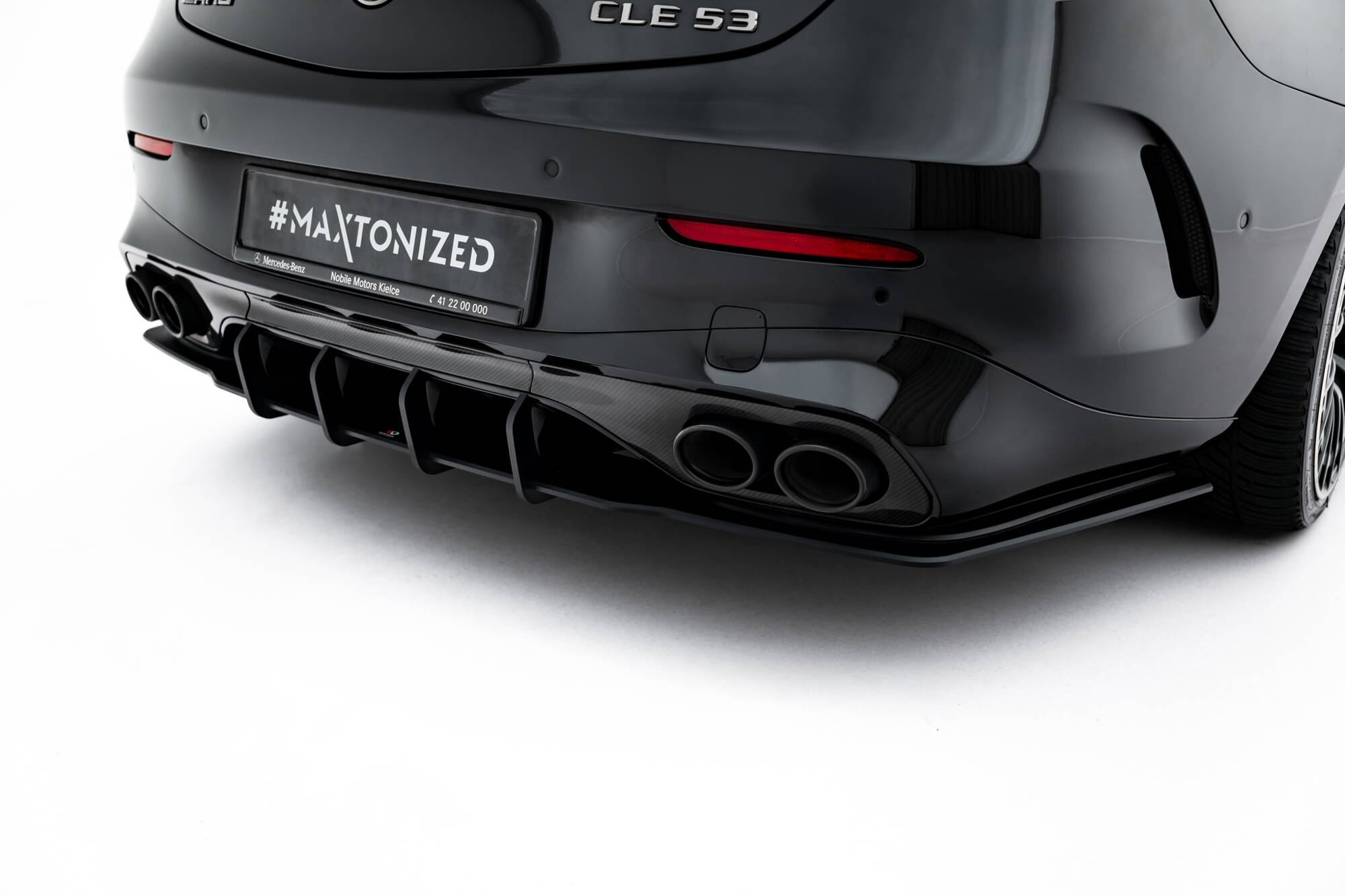 Street Pro Rear Diffuser Mercedes-AMG CLE 53 C236 - Image 3