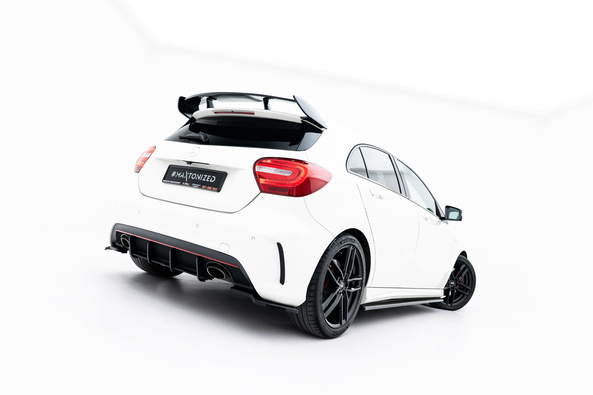 Street Pro Rear Diffuser Mercedes-Benz A AMG-Line W176 - Image 3