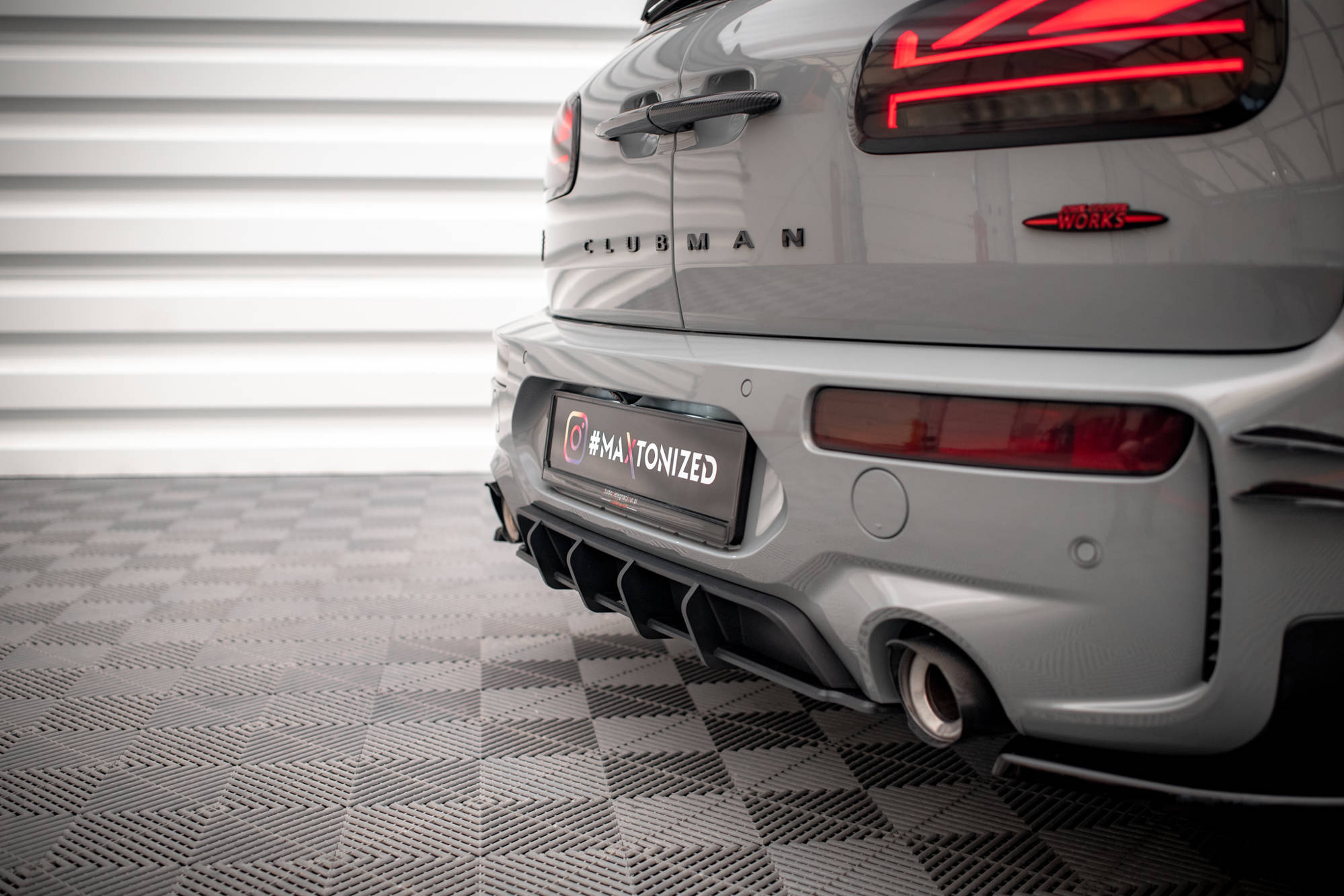 Street Pro Rear Diffuser Mini Cooper Clubman John Cooper Works F54 Facelift - Image 2