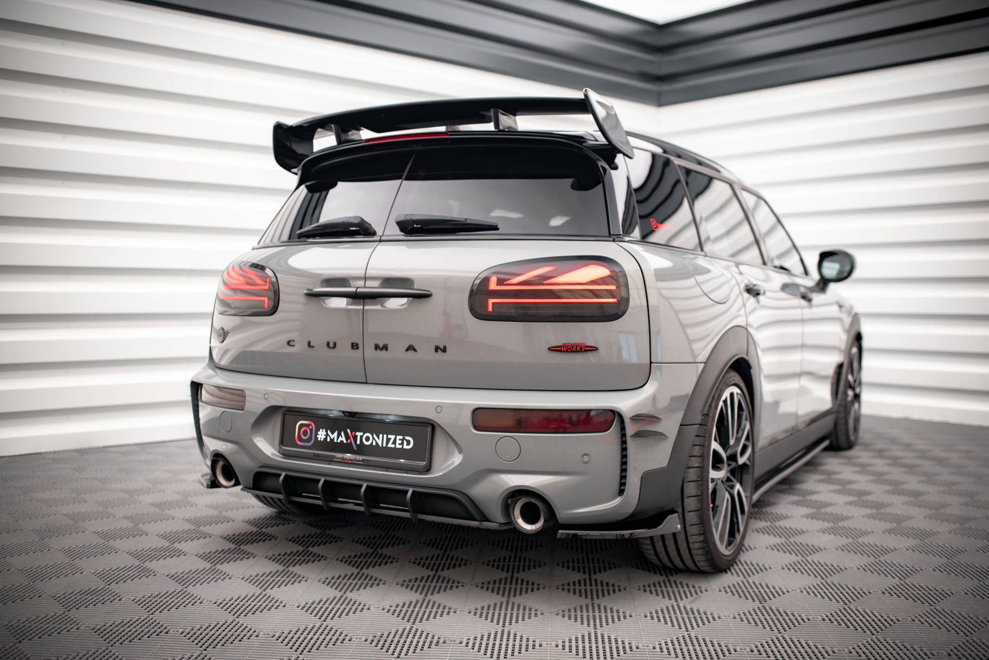 Street Pro Rear Diffuser Mini Cooper Clubman John Cooper Works F54 Facelift