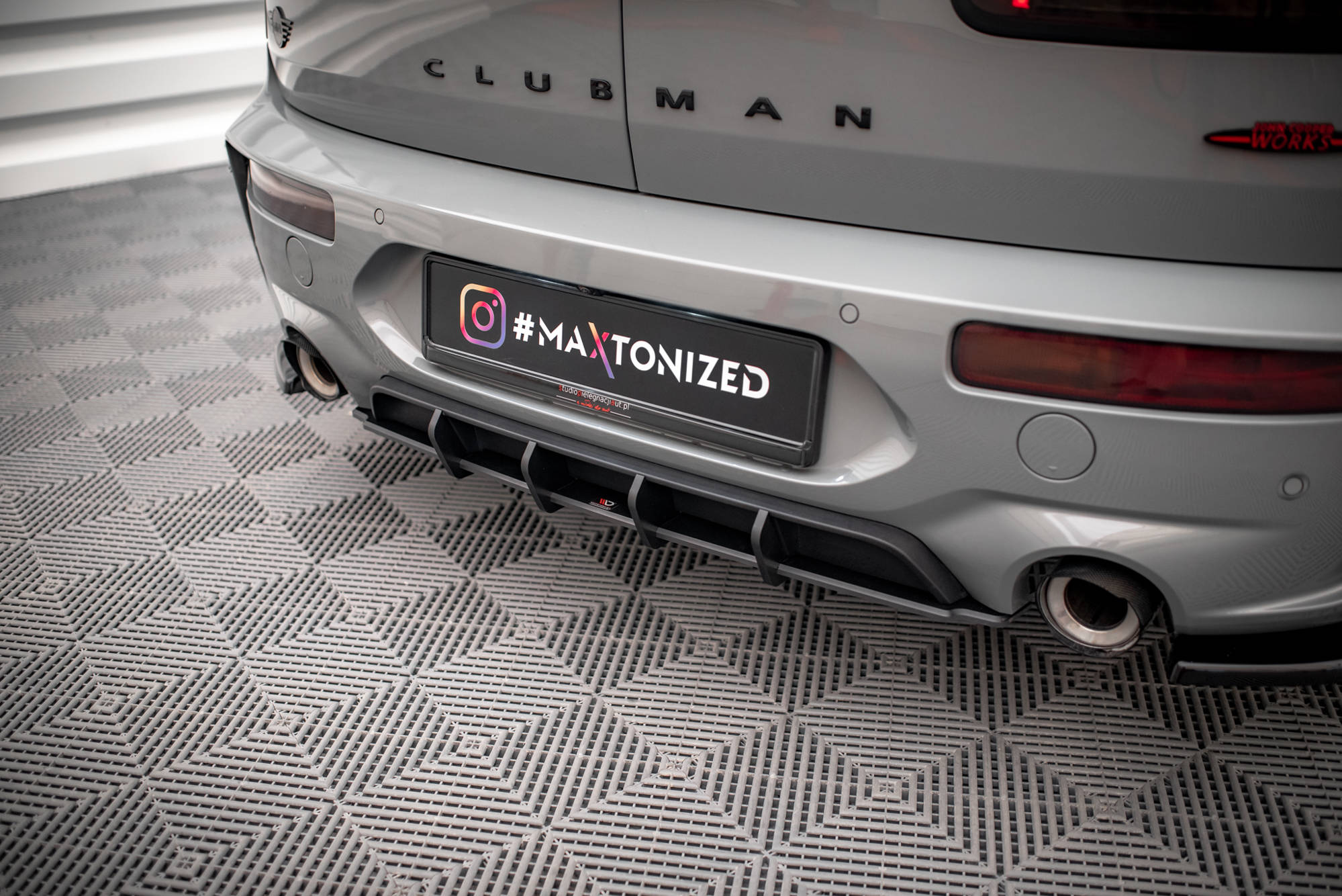 Street Pro Rear Diffuser Mini Cooper Clubman John Cooper Works F54 Facelift - Image 3
