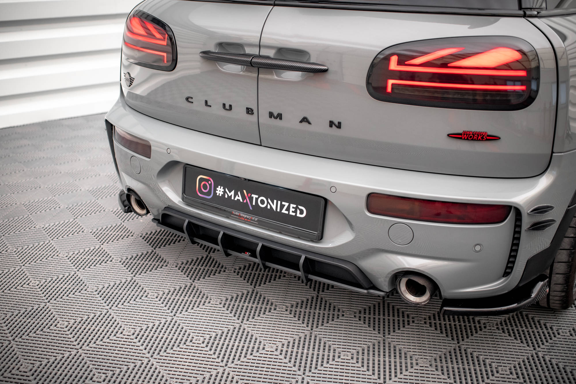 Street Pro Rear Diffuser Mini Cooper Clubman John Cooper Works F54 Facelift - Image 4