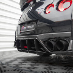 Alternative view of Street Pro Rear Diffuser Nissan GTR R35 Facelift