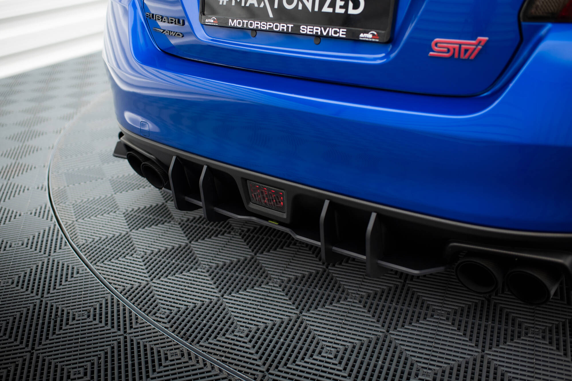 Street Pro Rear Diffuser Subaru WRX STI Mk1 - Image 3