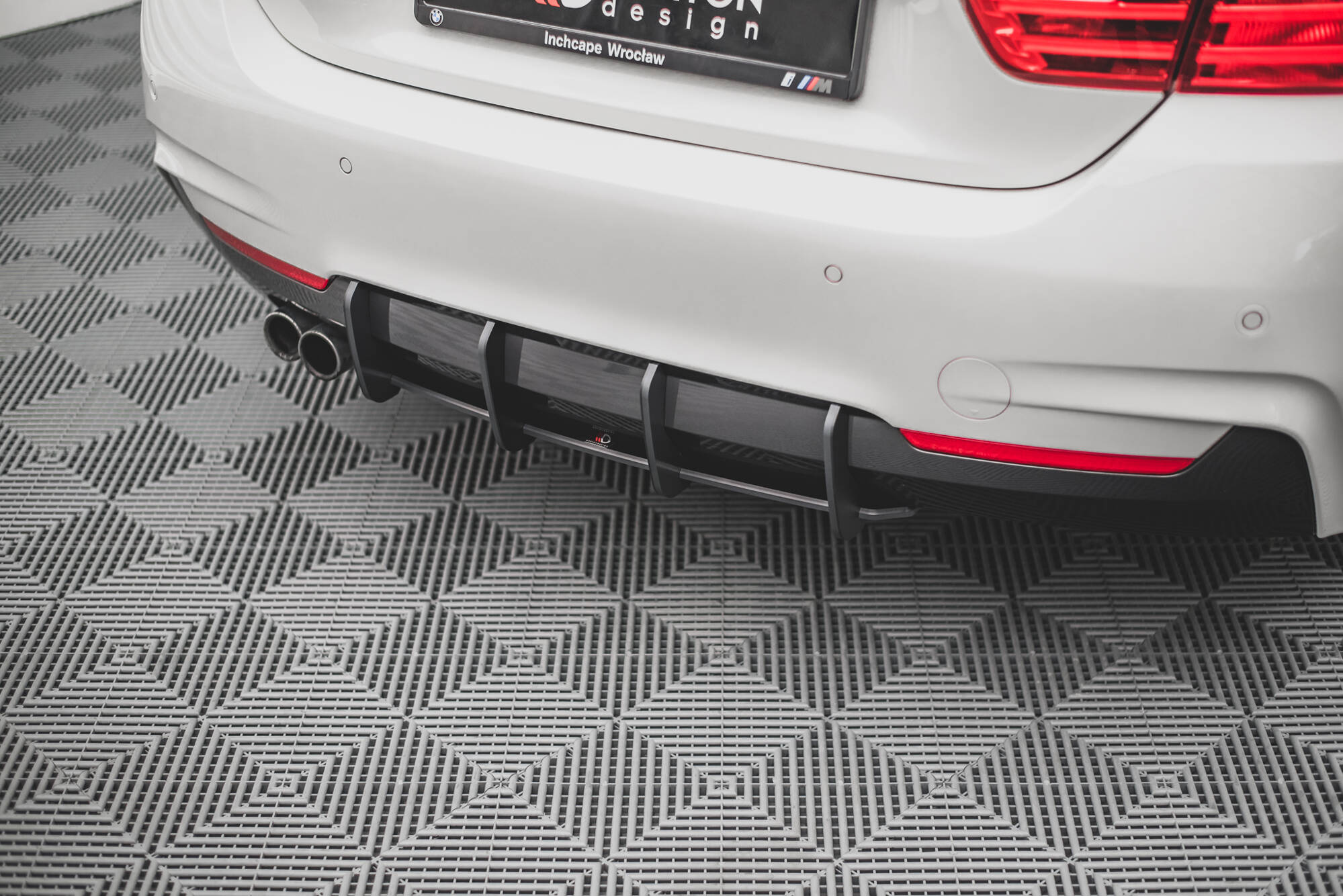 Street Pro Rear Diffuser V.1 BMW 4 M-Pack F32 - Image 2
