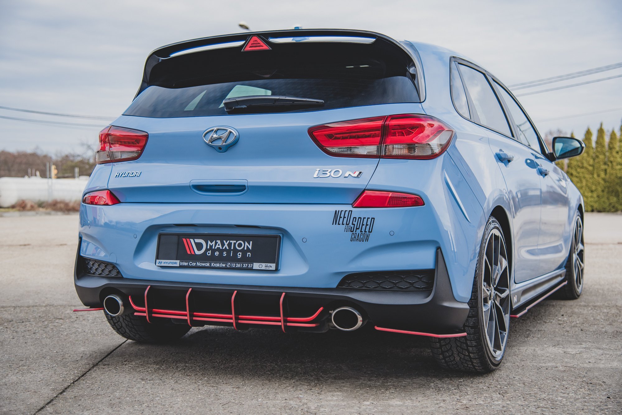 Street Pro Rear Diffuser V.1 Hyundai I30 N Mk3 Hatchback - Image 7