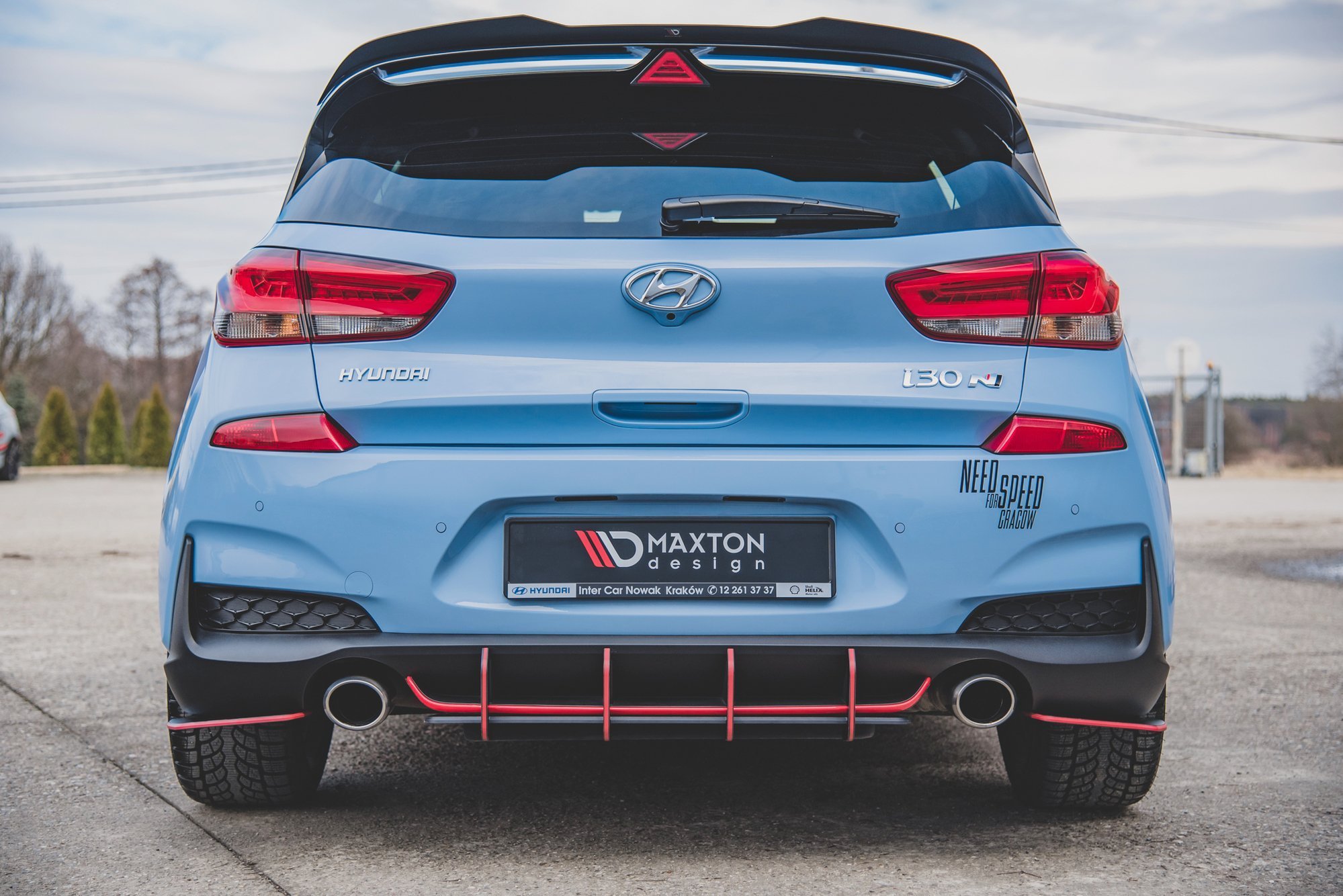 Street Pro Rear Diffuser V.1 Hyundai I30 N Mk3 Hatchback - Image 8