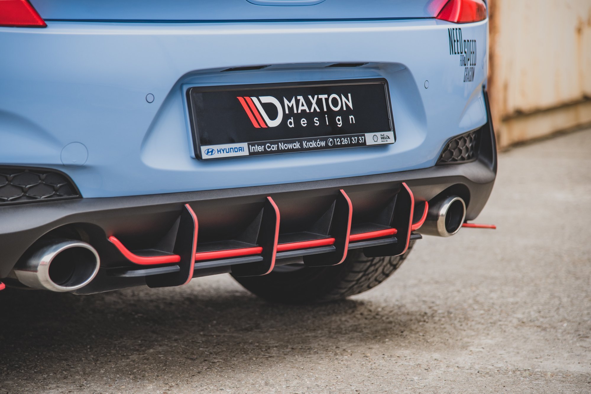Street Pro Rear Diffuser V.1 Hyundai I30 N Mk3 Hatchback - Image 10