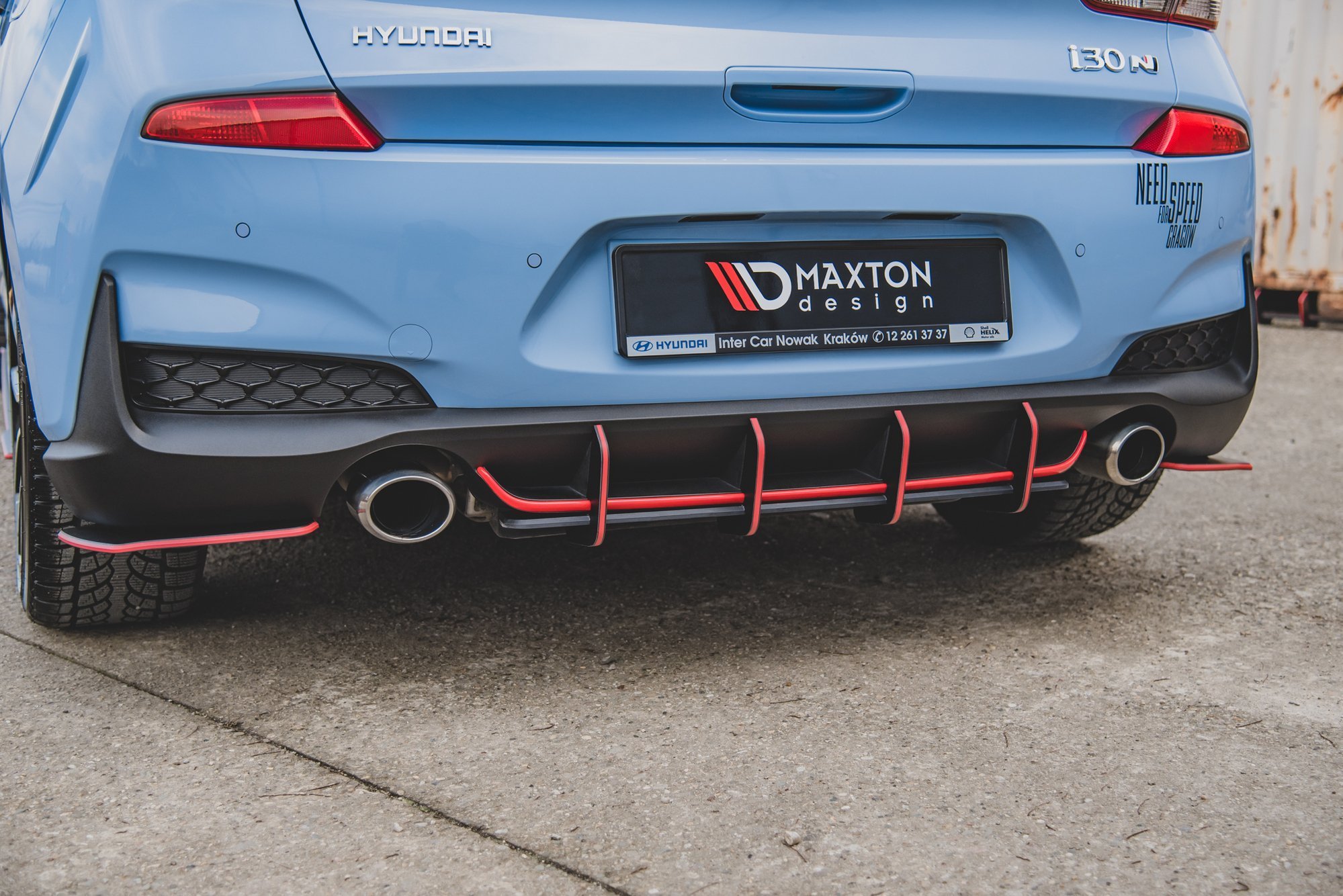 Street Pro Rear Diffuser V.1 Hyundai I30 N Mk3 Hatchback - Image 9