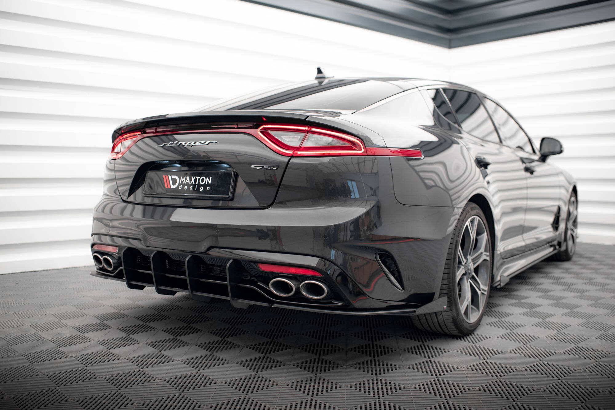 Street Pro Rear Diffuser V.1 Kia Stinger GT / GT-Line Mk1 - Image 2