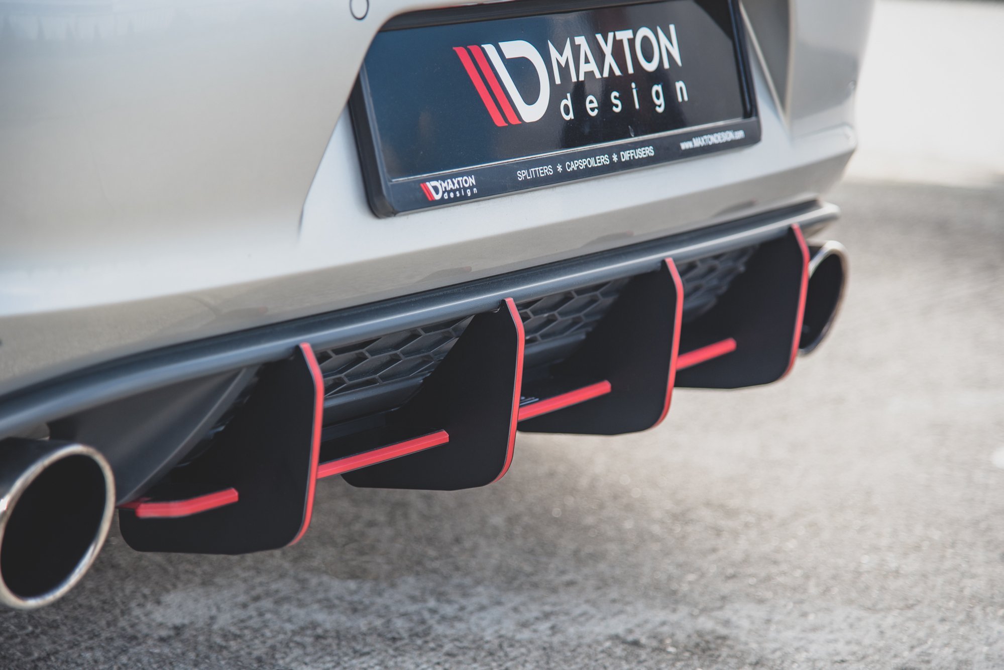 Street Pro Rear Diffuser V.1 VW Golf 7 GTI - Image 9