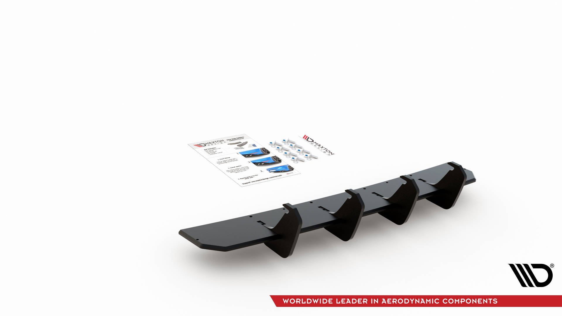 Street Pro Rear Diffuser V.1 Volkswagen Golf GTI Clubsport Mk8 - Image 4