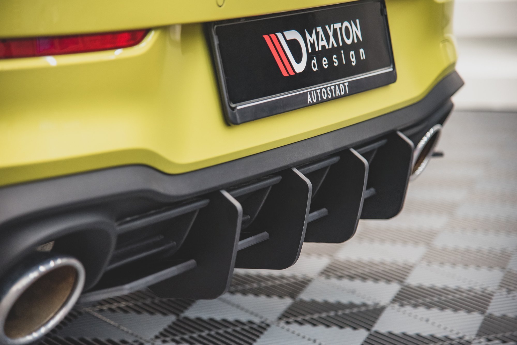 Street Pro Rear Diffuser V.1 Volkswagen Golf GTI Clubsport Mk8 - Image 3