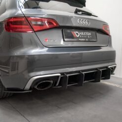 Street Pro Rear Diffuser V.2 Audi RS3 8V Sportback