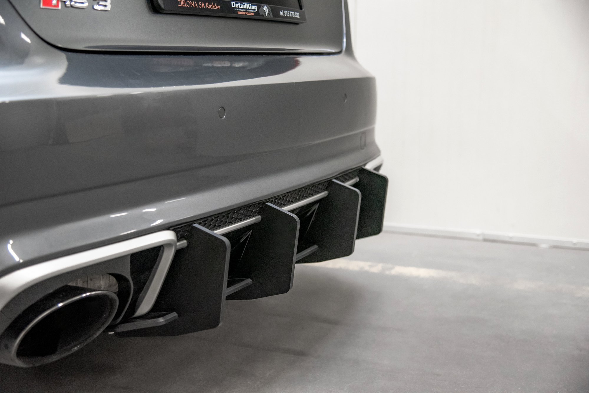 Street Pro Rear Diffuser V.2 Audi RS3 8V Sportback - Image 3