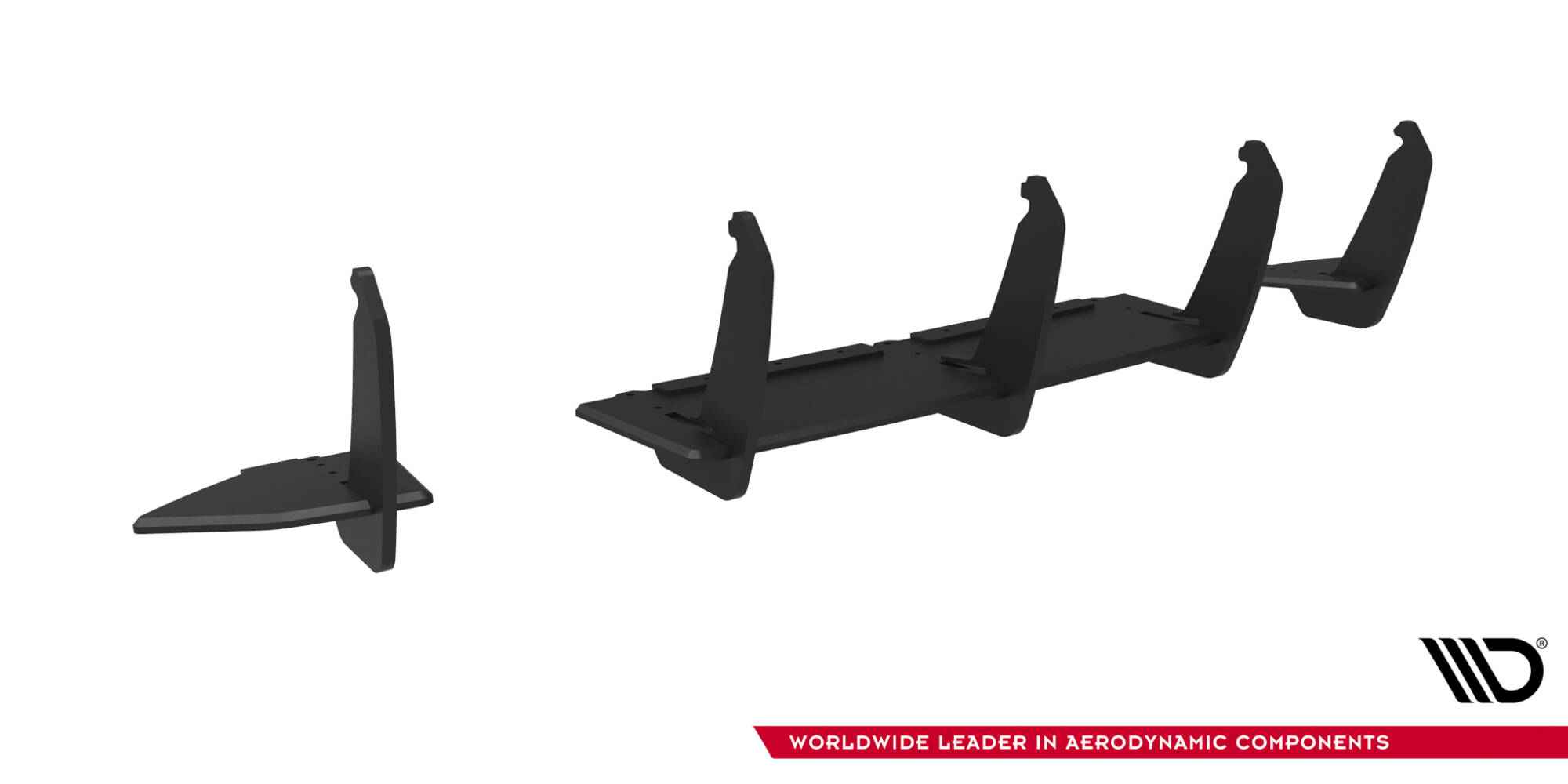 Street Pro Rear Diffuser V.2 Ford Focus RS Mk3 (US-Spec Version) - Image 4