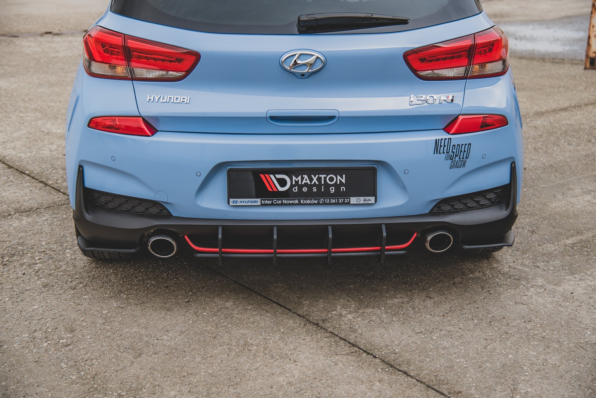 Street Pro Rear Diffuser V.2 Hyundai I30 N Mk3 Hatchback - Image 2