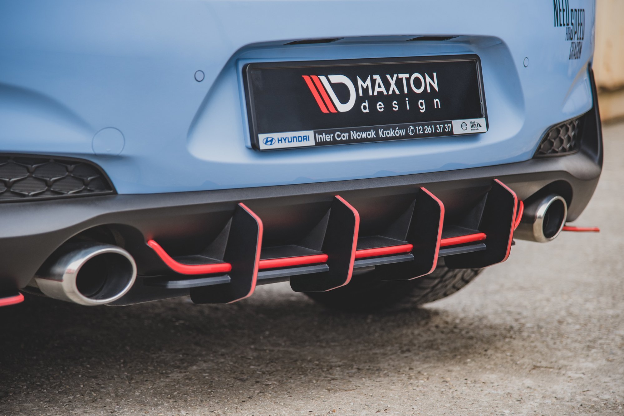 Street Pro Rear Diffuser V.2 Hyundai I30 N Mk3 Hatchback - Image 10