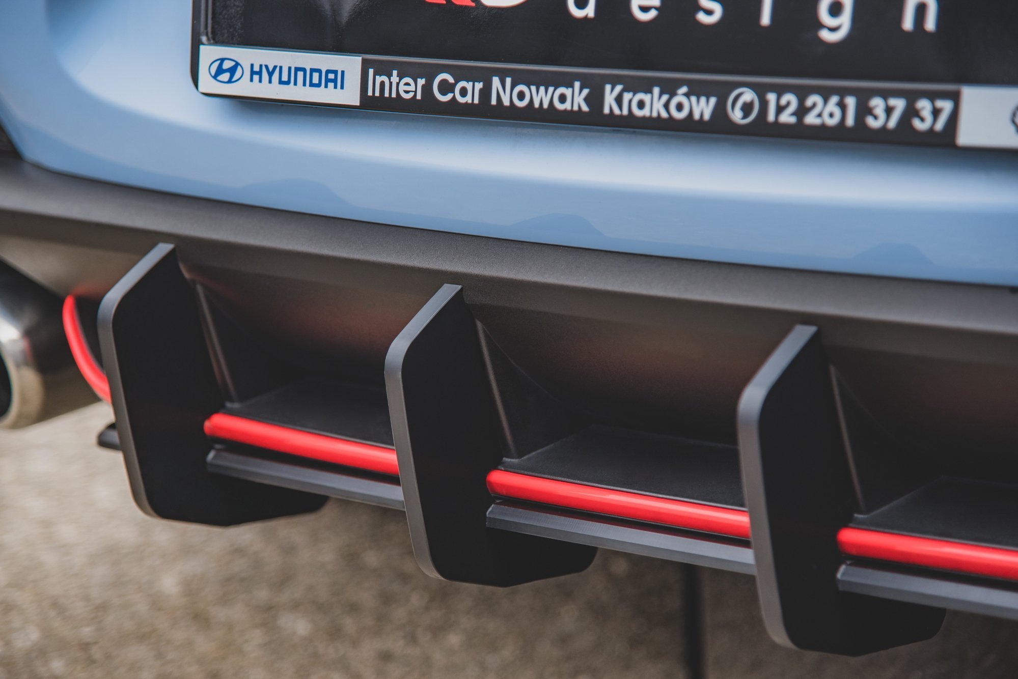 Street Pro Rear Diffuser V.2 Hyundai I30 N Mk3 Hatchback - Image 3