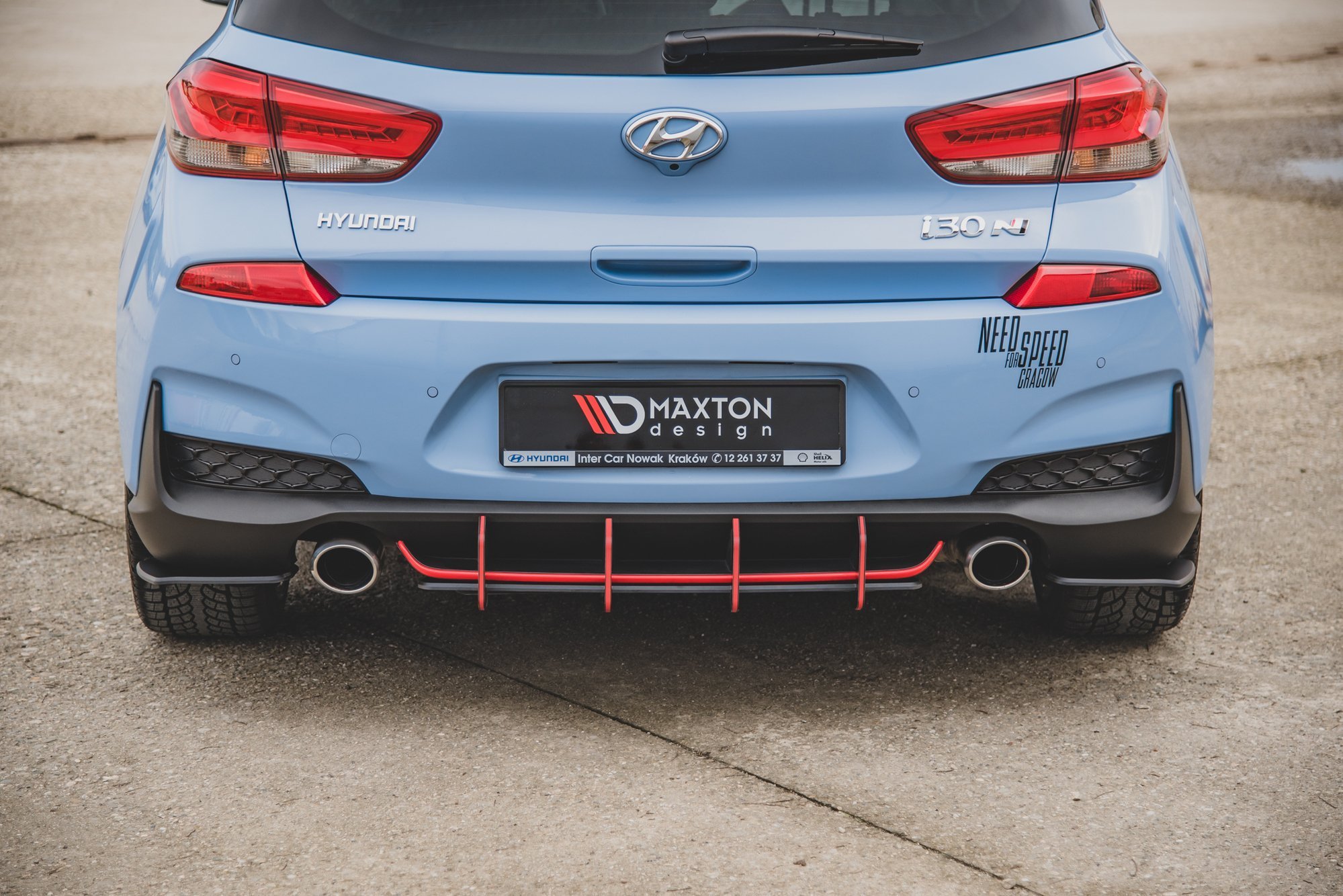 Street Pro Rear Diffuser V.2 Hyundai I30 N Mk3 Hatchback - Image 4