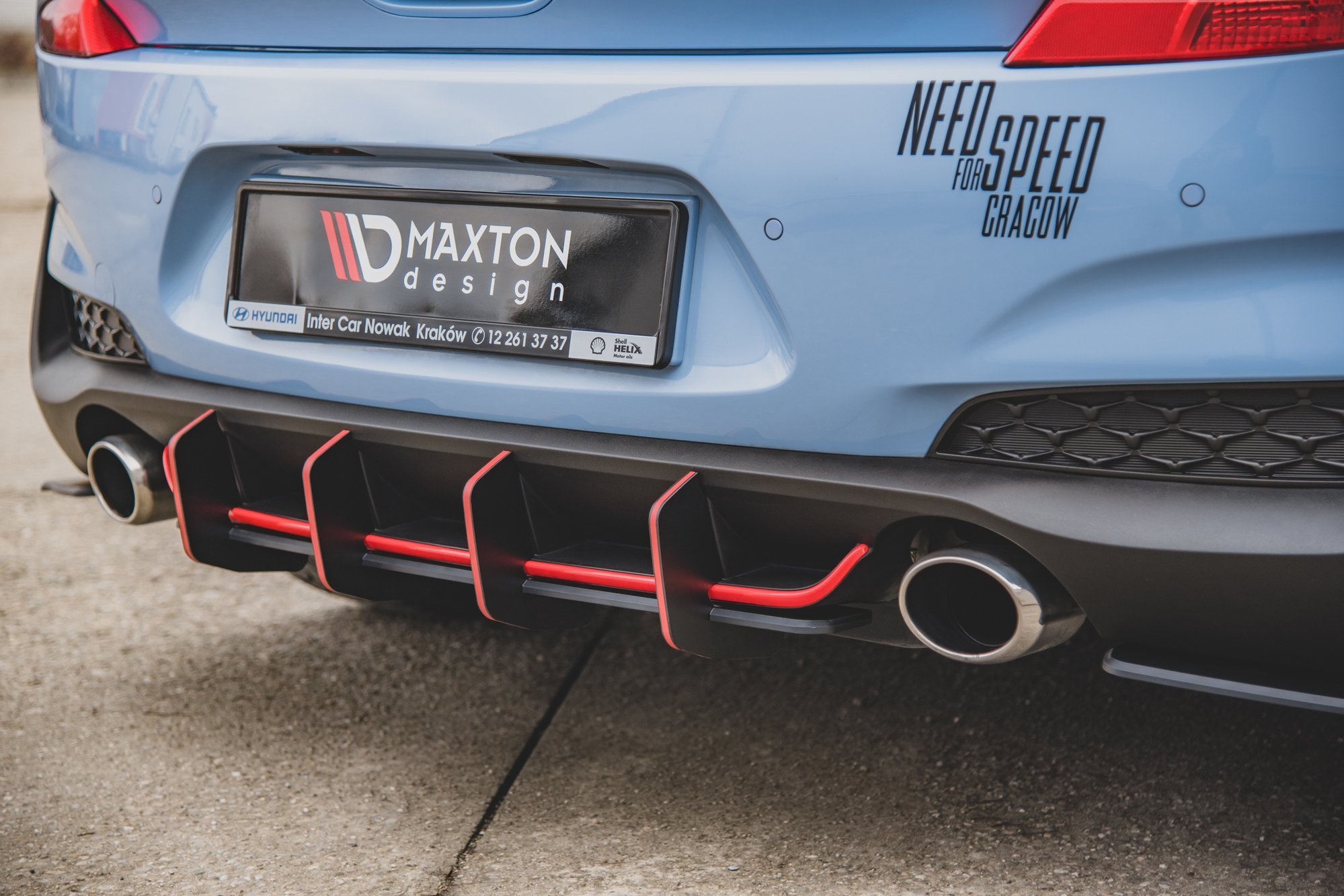 Street Pro Rear Diffuser V.2 Hyundai I30 N Mk3 Hatchback - Image 5