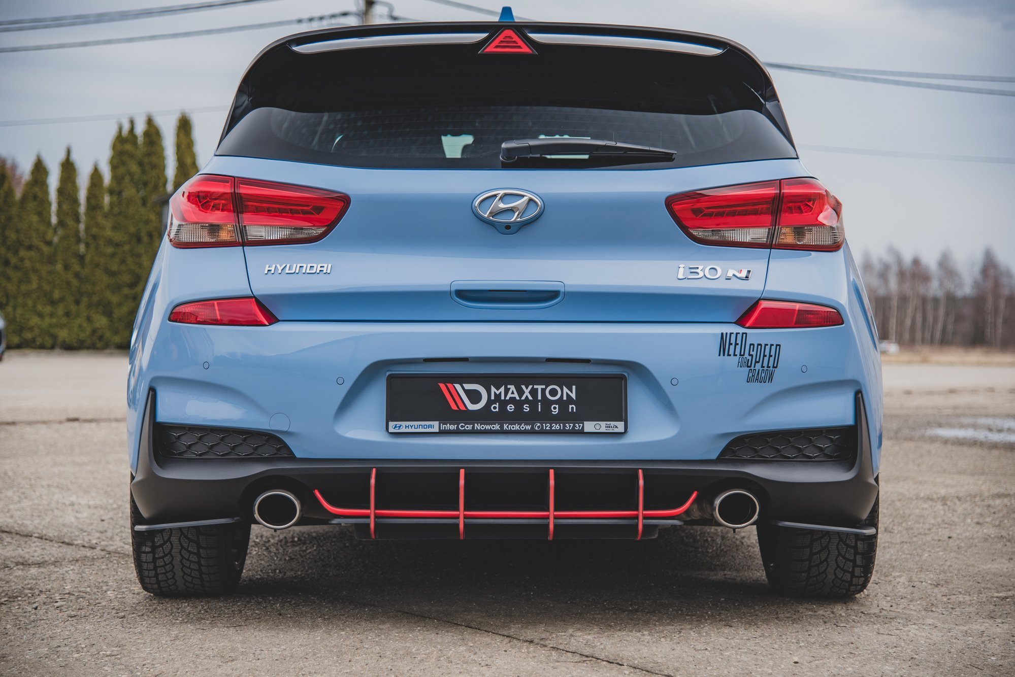 Street Pro Rear Diffuser V.2 Hyundai I30 N Mk3 Hatchback - Image 9
