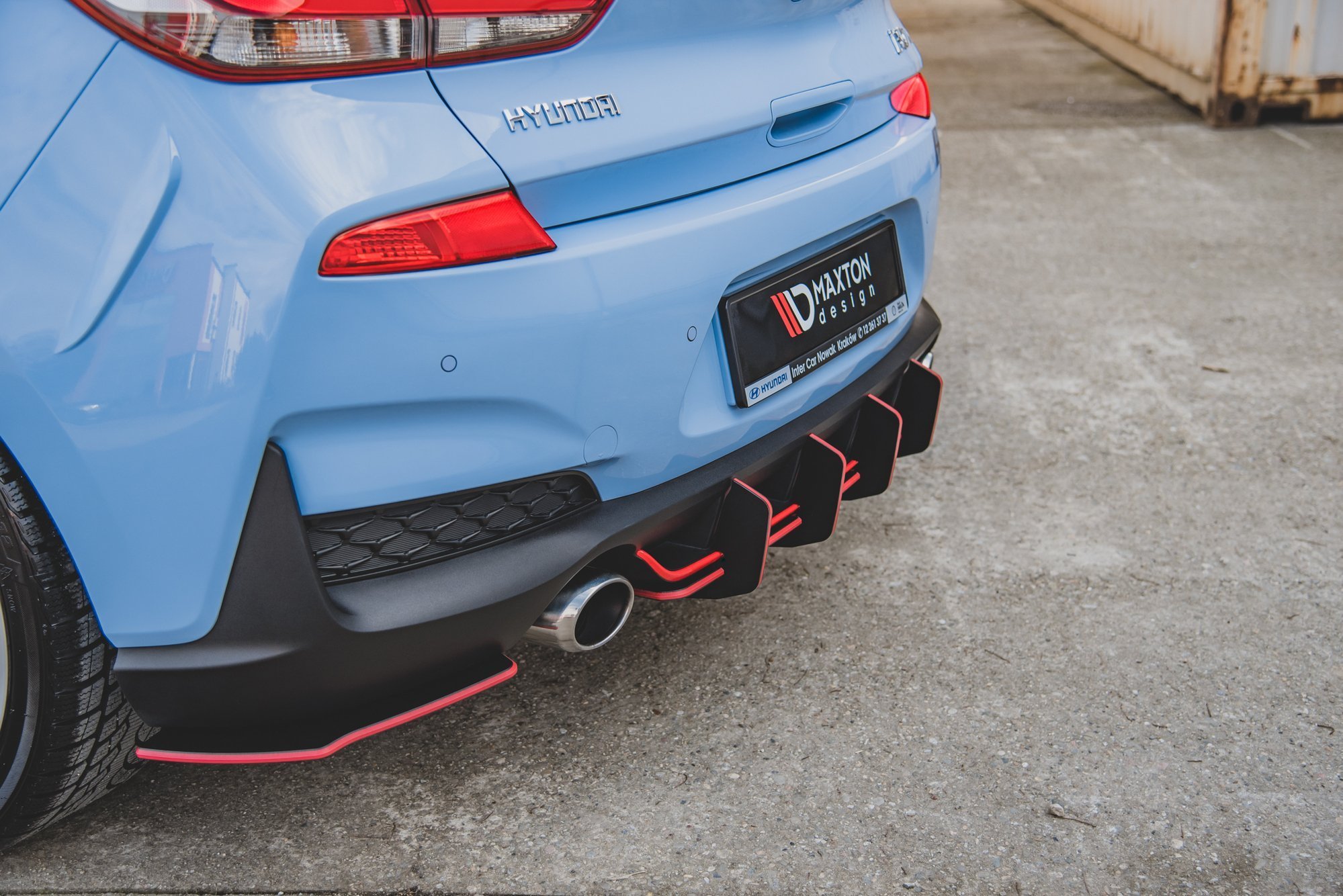 Street Pro Rear Diffuser V.2 Hyundai I30 N Mk3 Hatchback - Image 7
