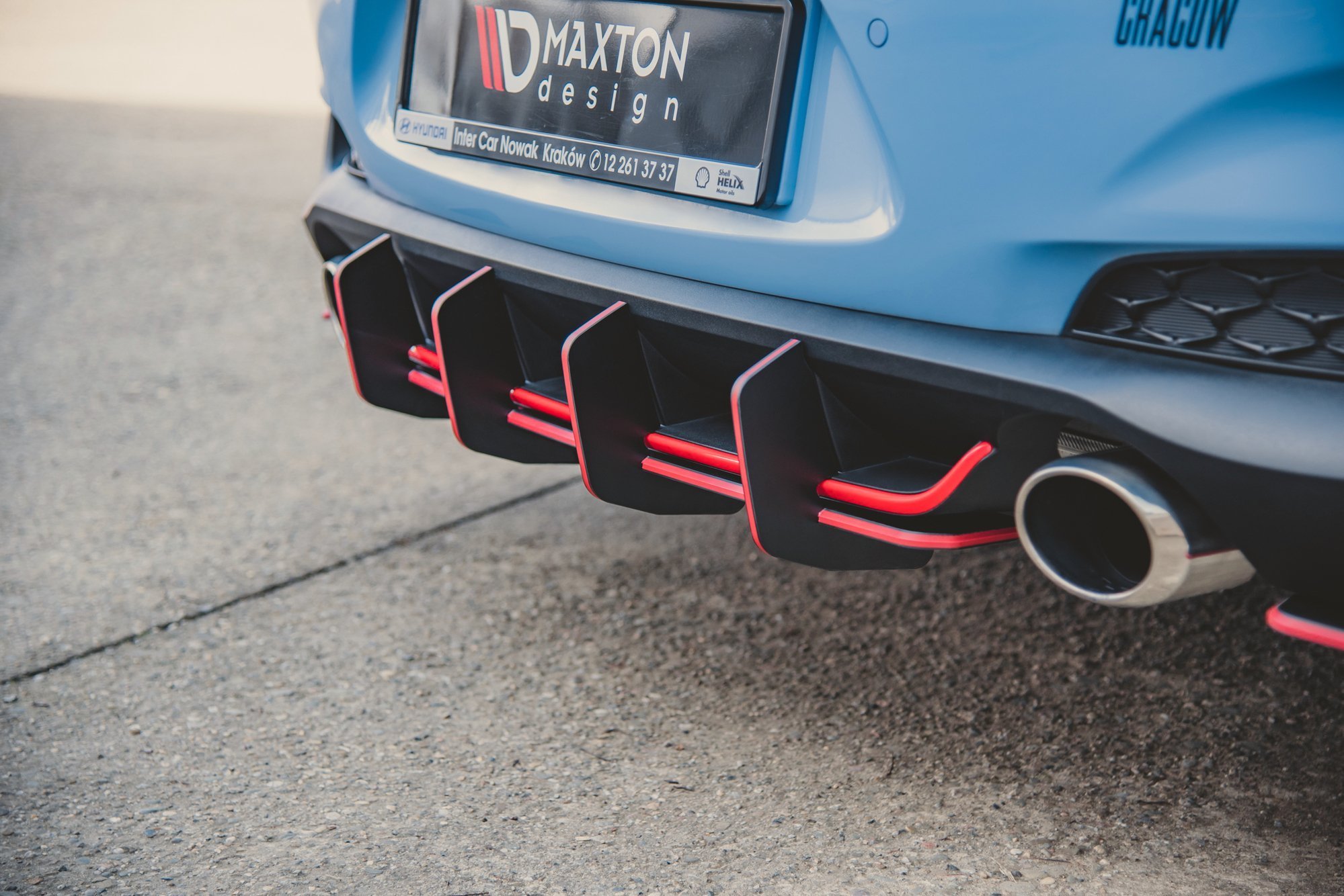 Street Pro Rear Diffuser V.2 Hyundai I30 N Mk3 Hatchback - Image 8