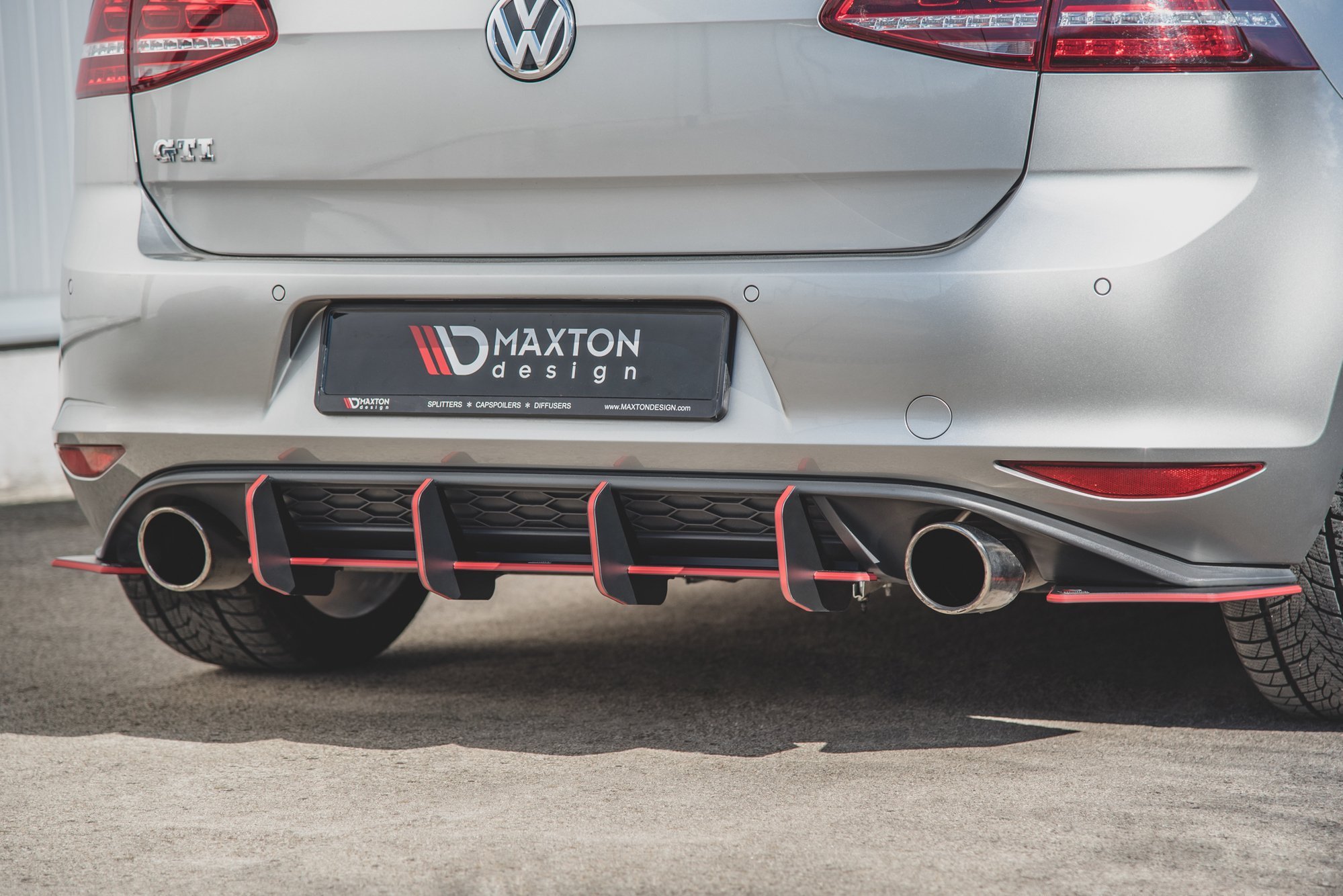 Street Pro Rear Diffuser V.2 VW Golf 7 GTI - Image 12