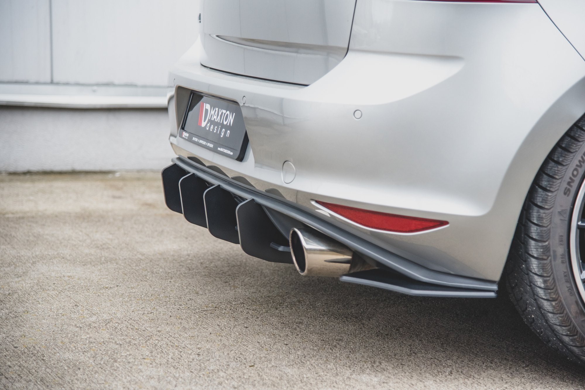 Street Pro Rear Diffuser V.2 VW Golf 7 GTI - Image 7